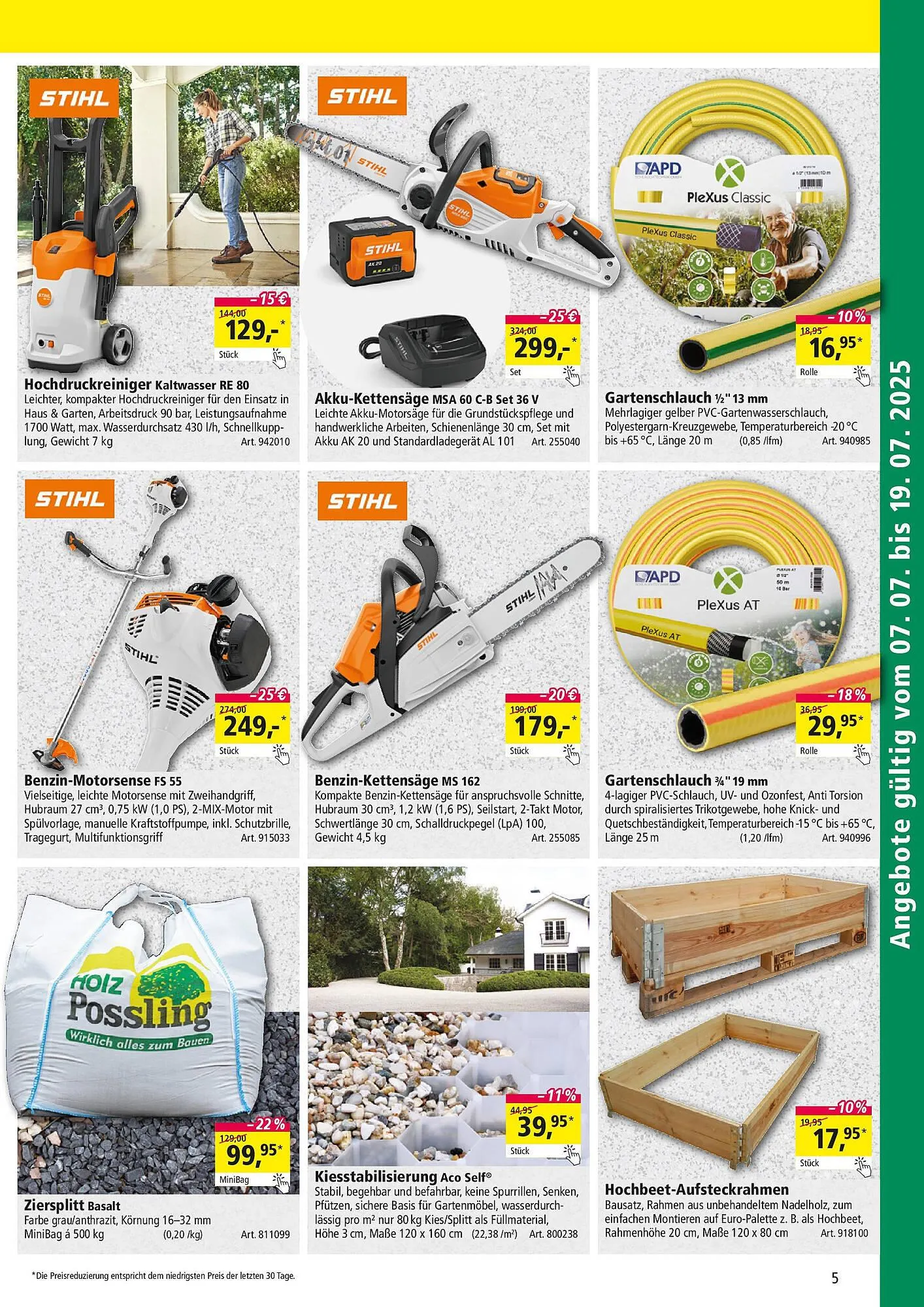 Holz Possling Prospekt von 6. Juli bis 19. Juli 2025 - Prospekt seite 5