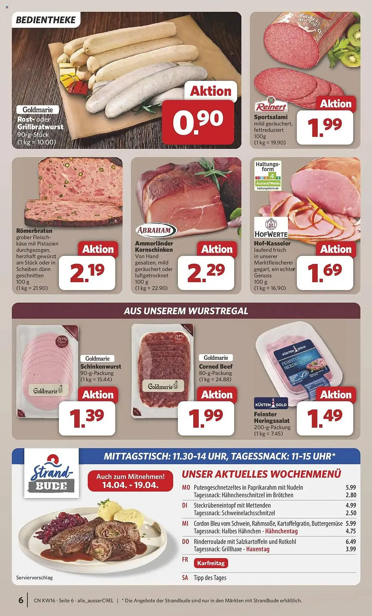 Combi Prospekt von 14. April bis 19. April 2025 - Prospekt seite 6