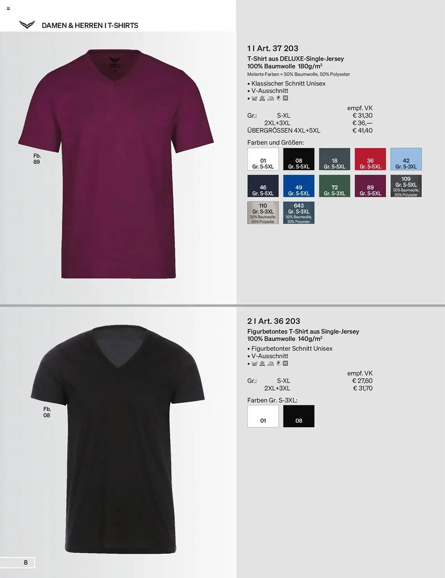 Trigema Prospekt von 17. Februar bis 17. August 2025 - Prospekt seite 8