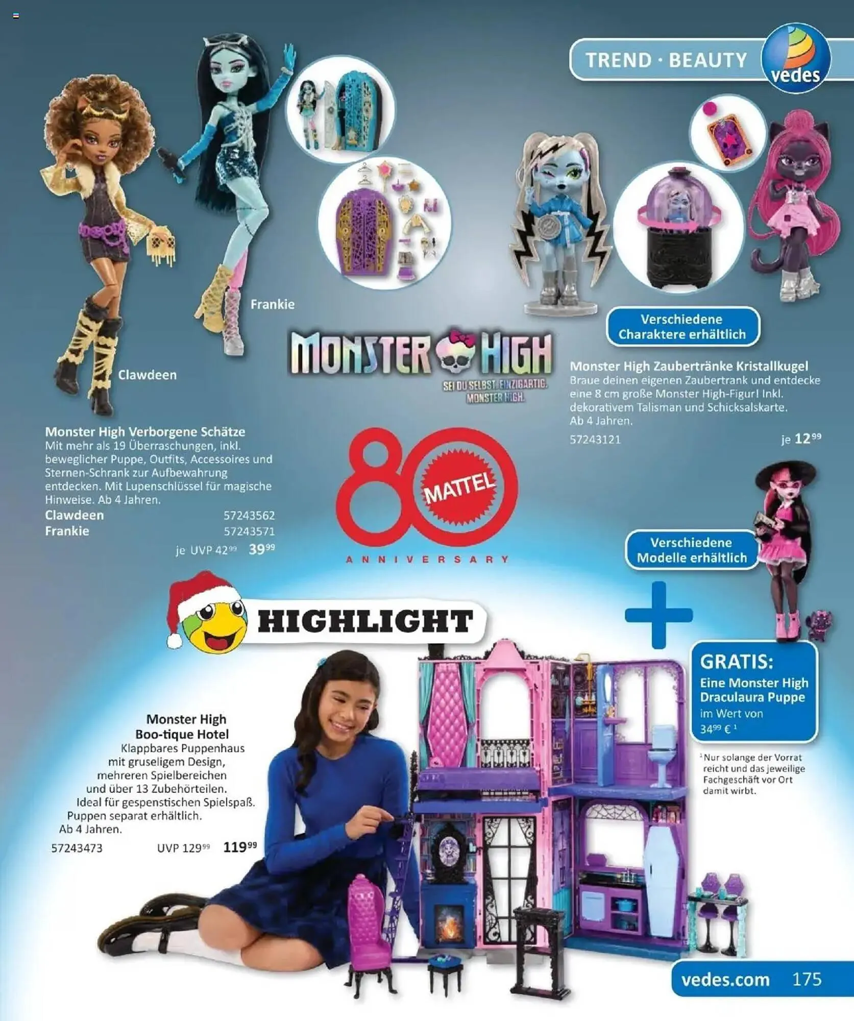 Vedes Prospekt von 29. September bis 6. Januar 2026 - Prospekt seite 175