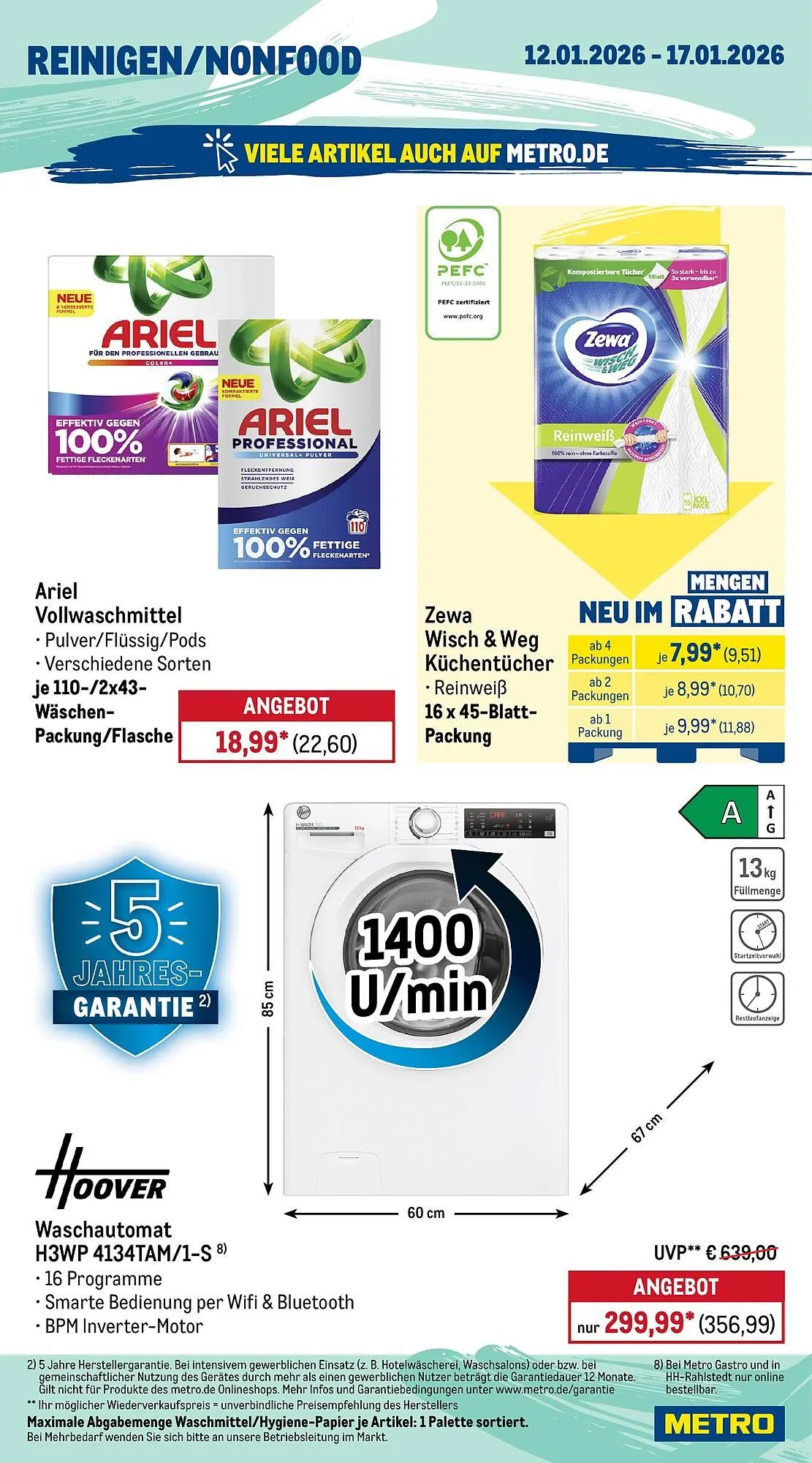 METRO Prospekt von 12. Januar bis 17. Januar 2026 - Prospekt seite 18