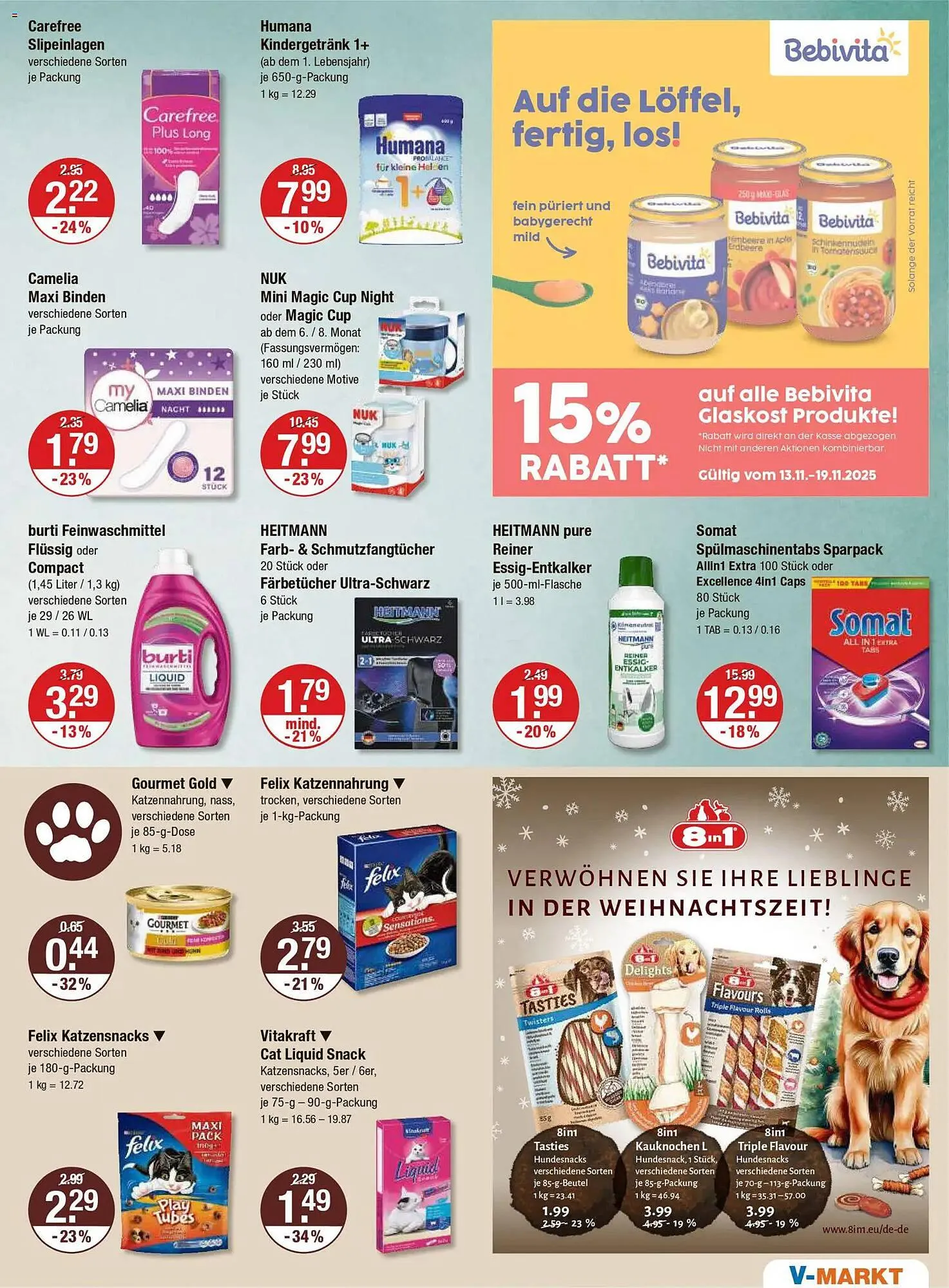 V Markt Prospekt von 13. November bis 19. November 2025 - Prospekt seite 15