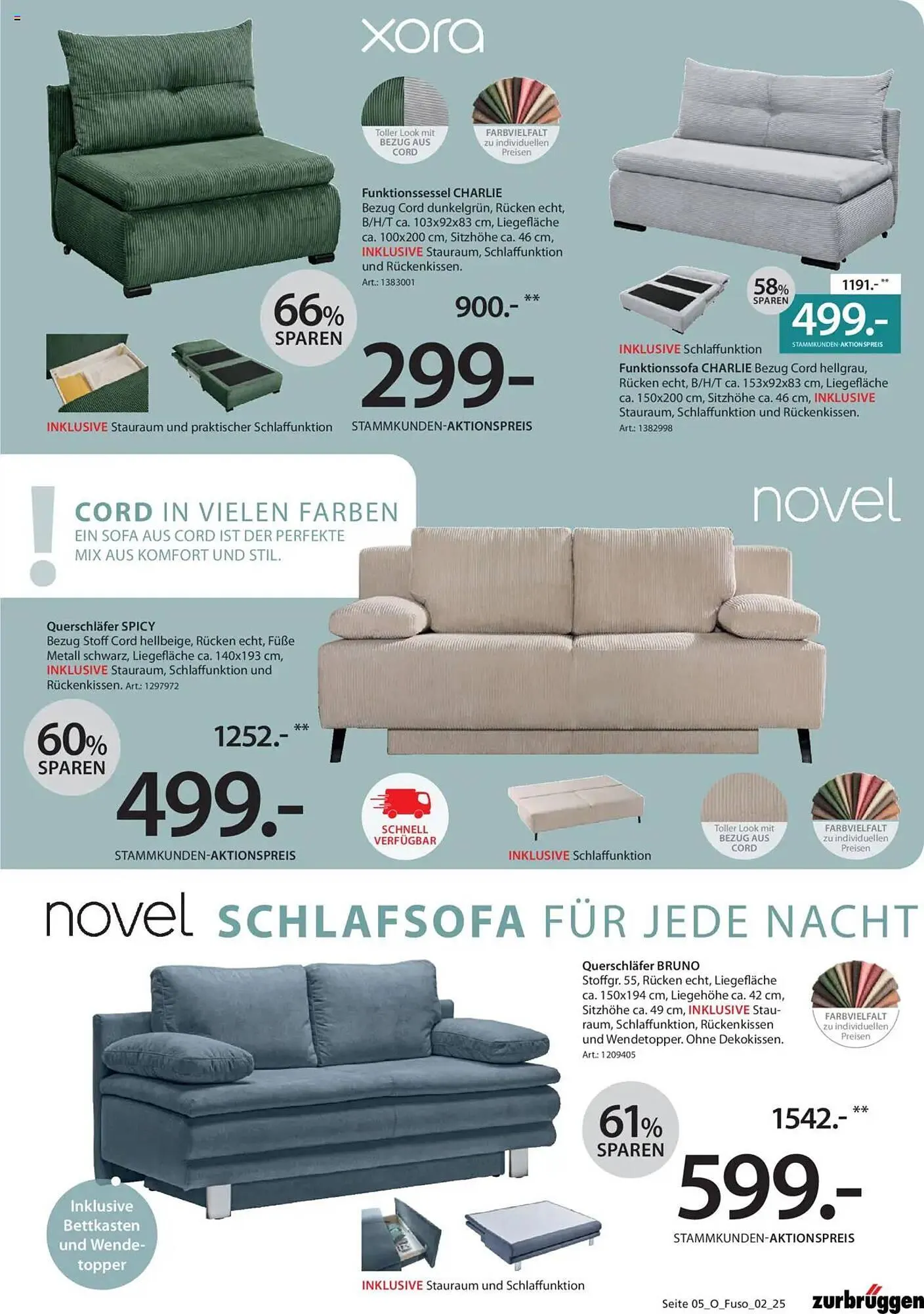 Zurbrüggen Prospekt von 3. Juli bis 31. August 2025 - Prospekt seite 5