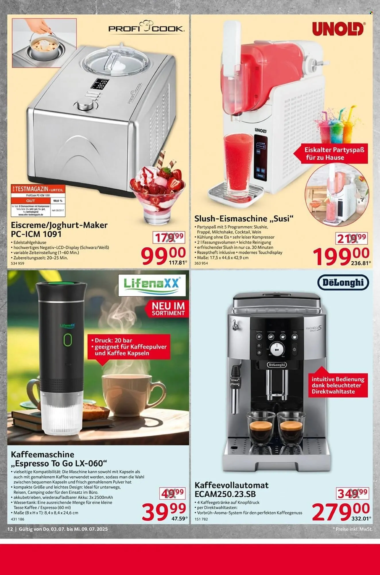 Selgros Prospekt von 3. Juli bis 9. Juli 2025 - Prospekt seite 12