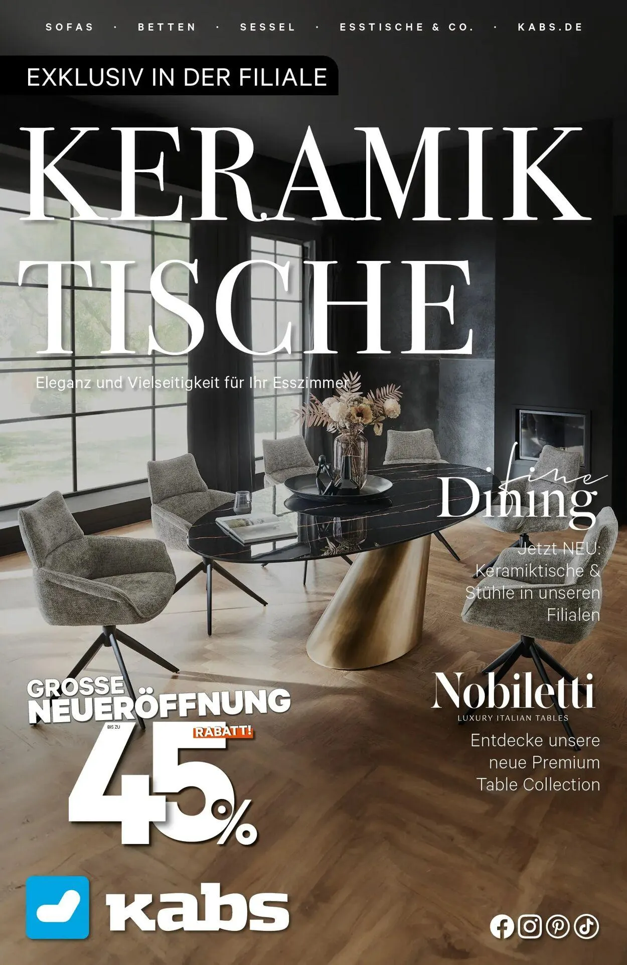 Kabs Aktueller Prospekt von 29. August bis 26. September 2025 - Prospekt seite 1
