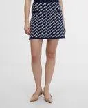 Dunkelblauer Damen-Pullover-Rock ORSAY