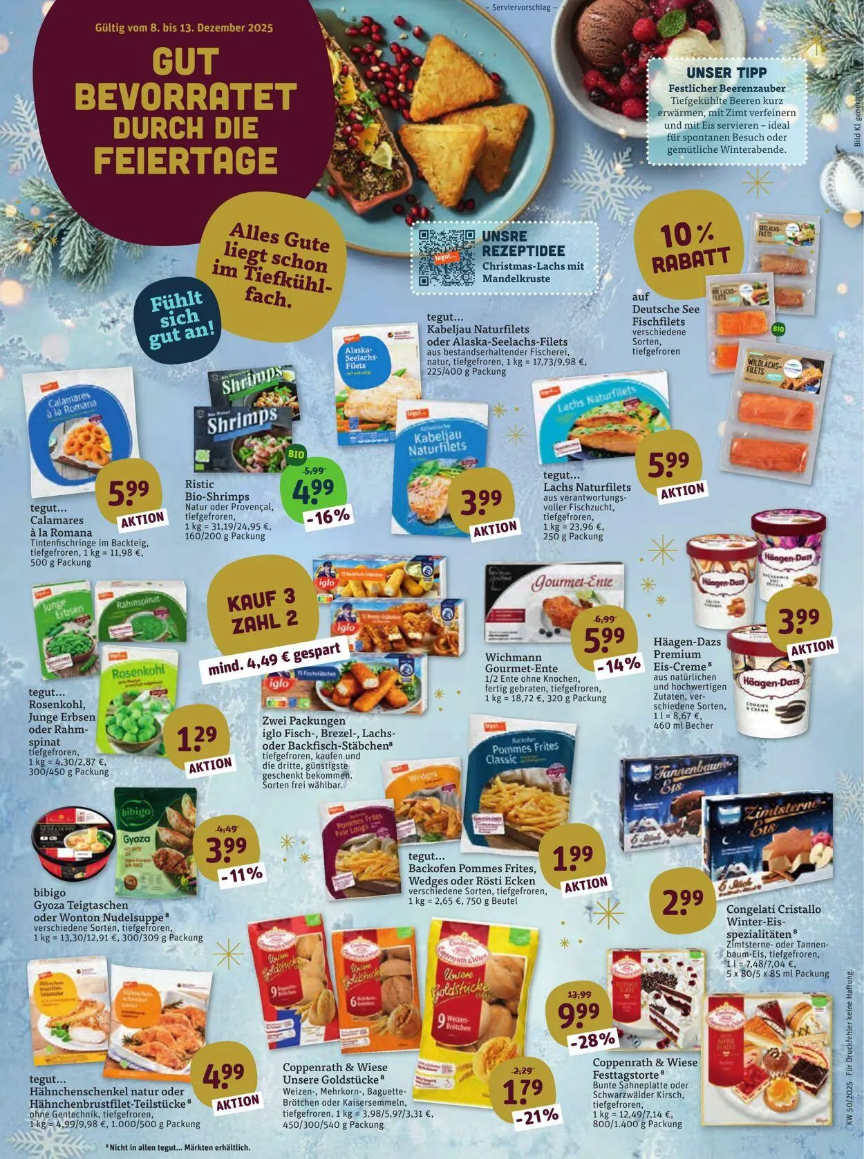 Tegut Aktueller Prospekt von 8. Dezember bis 14. Dezember 2025 - Prospekt seite 2
