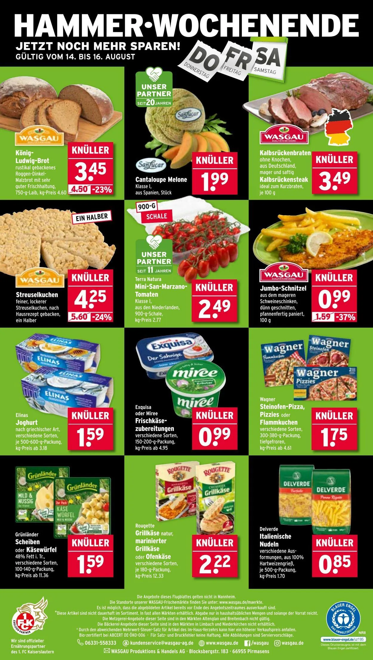 Wasgau von 11. August bis 16. August 2025 - Prospekt seite 28