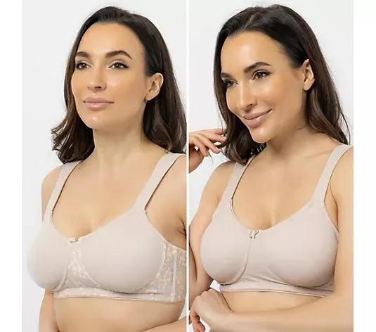 Wählen Sie Ihre Variante: LITTLE ROSE 2 Gelstütz BHs Mikrofasermischung uni & bedruckt florales Design