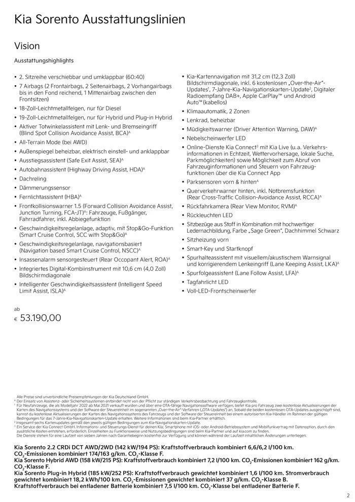 KIA Sorento Plug-in Hybrid von 3. September bis 3. September 2025 - Prospekt seite 2