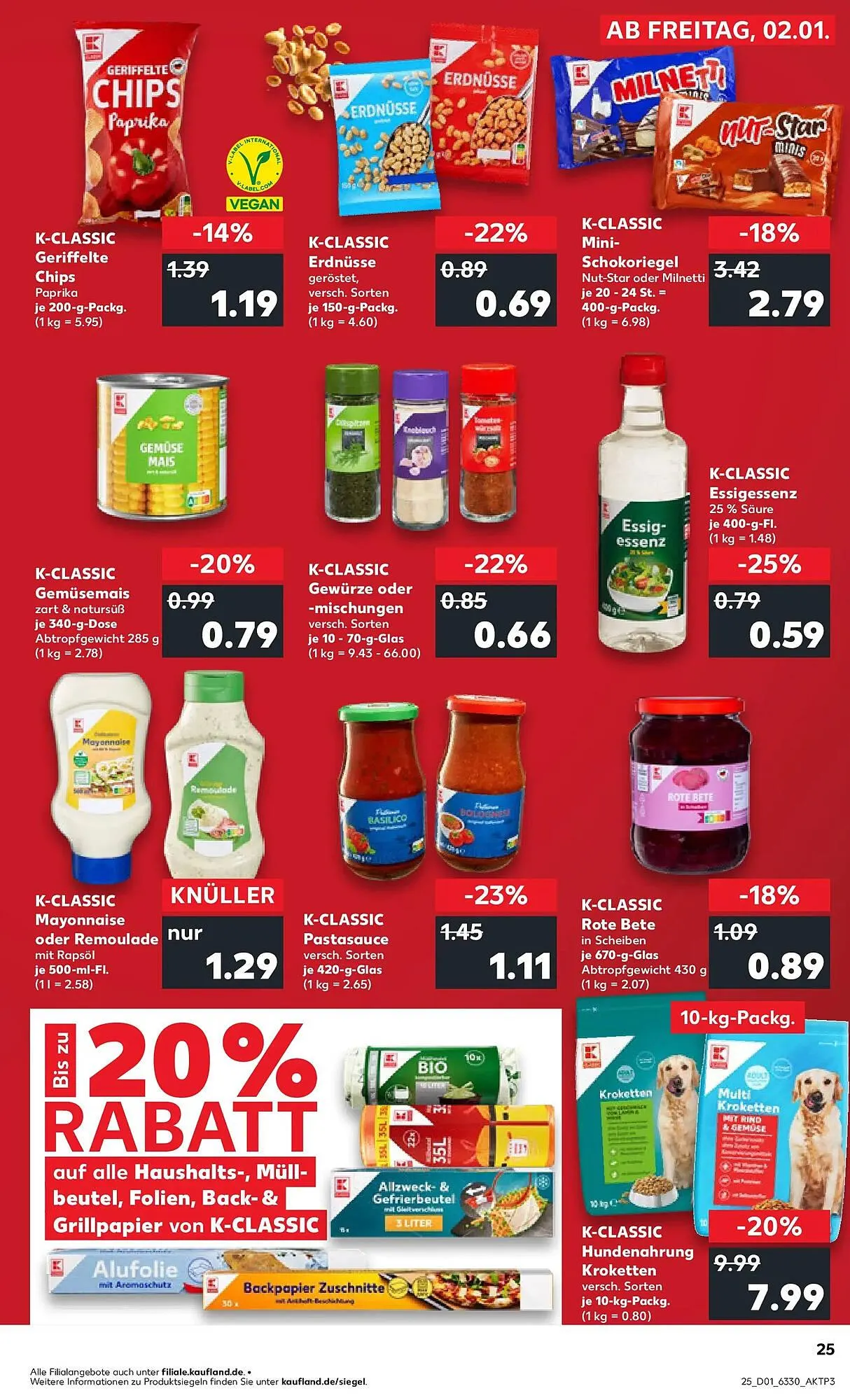 Kaufland Prospekt von 4. Januar bis 7. Januar 2026 - Prospekt seite 25