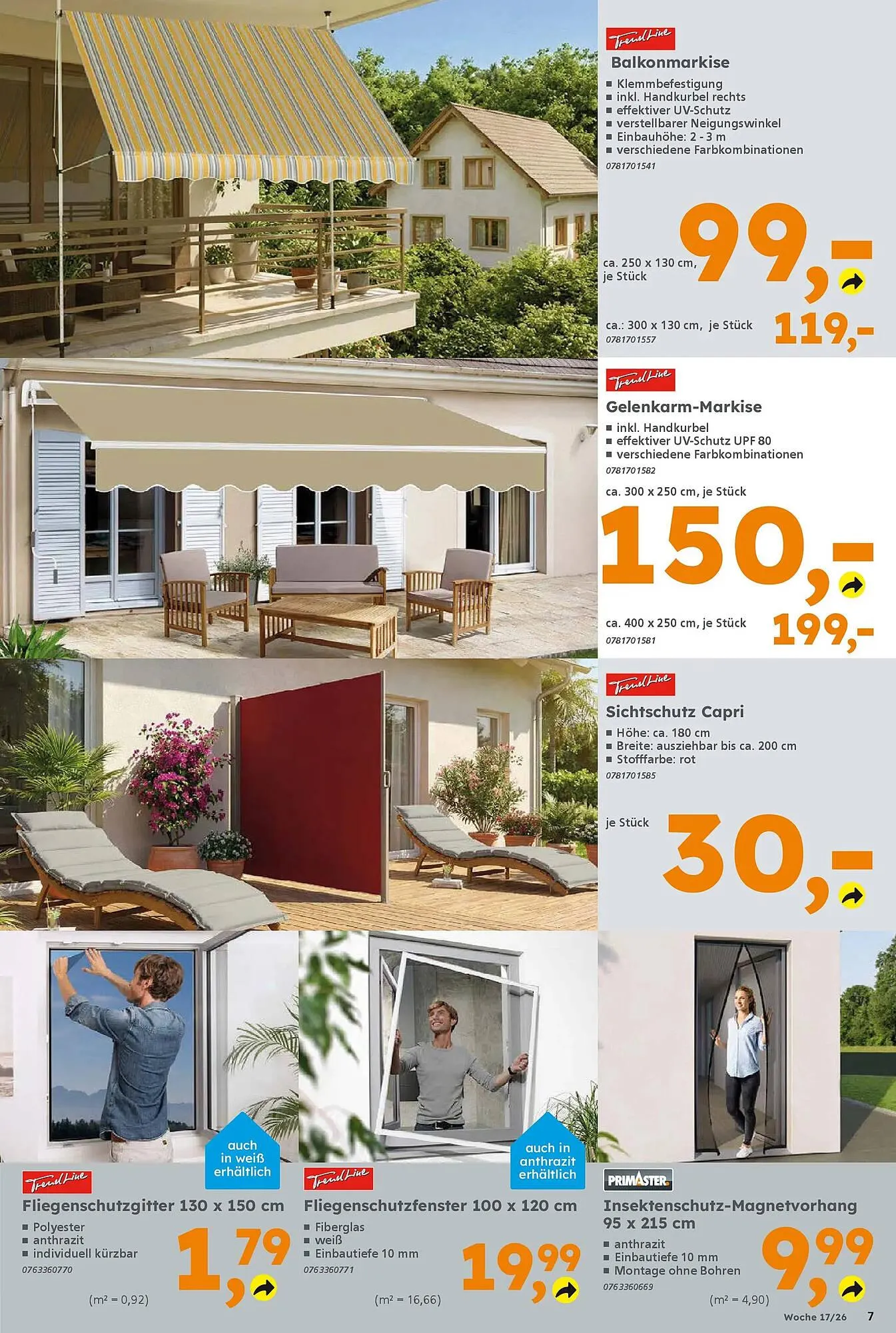 Globus Baumarkt Prospekt von 19. April bis 25. April 2026 - Prospekt seite 7