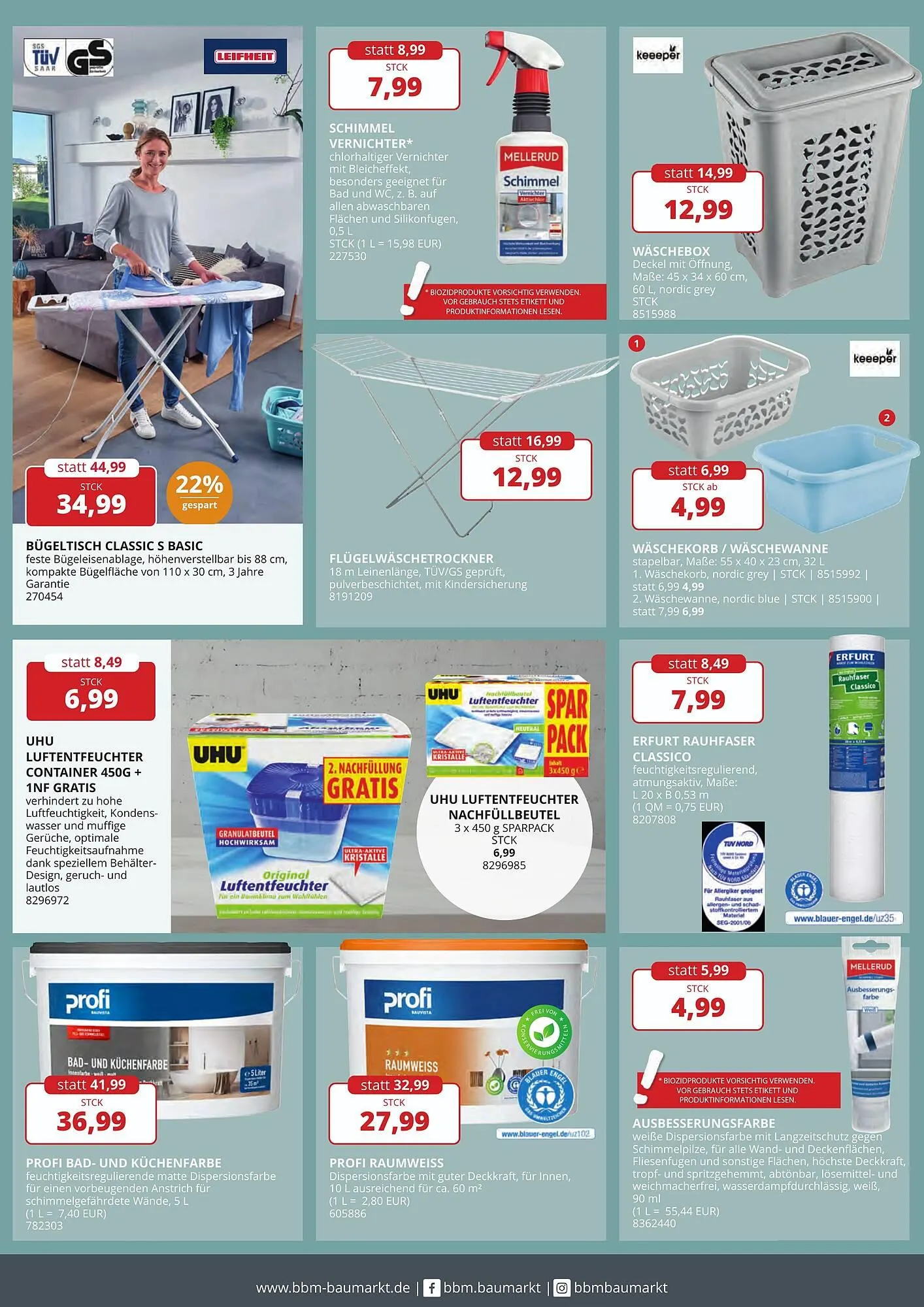 BBM Baumarkt Prospekt von 13. Januar bis 18. Januar 2025 - Prospekt seite 14