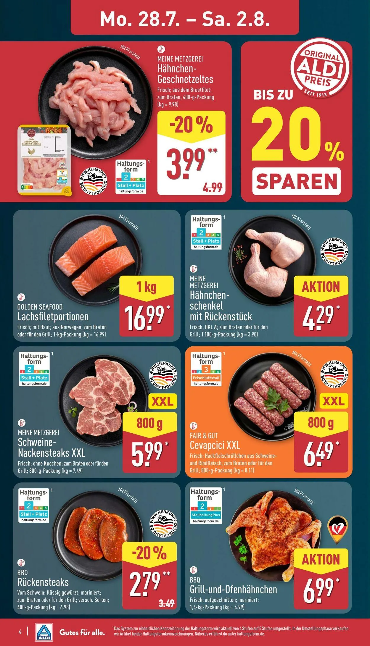 Aldi-Nord von 21. Juli bis 26. Juli 2025 - Prospekt seite 4