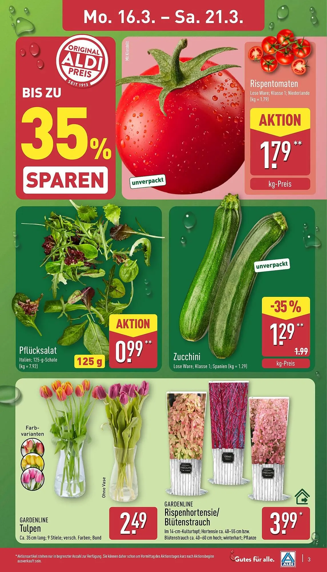 Aldi Nord Prospekt von 16. März bis 21. März 2026 - Prospekt seite 3