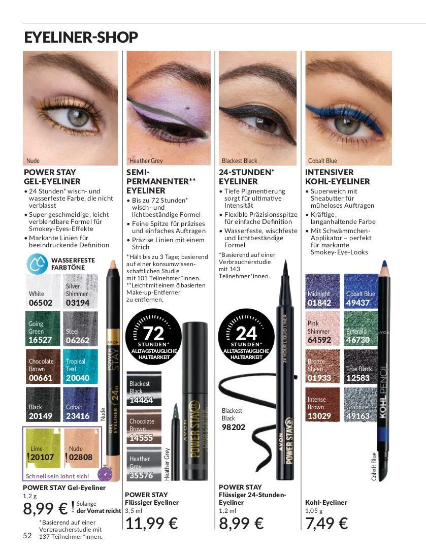Avon Aktueller Prospekt von 9. Juli bis 23. Juli 2025 - Prospekt seite 52