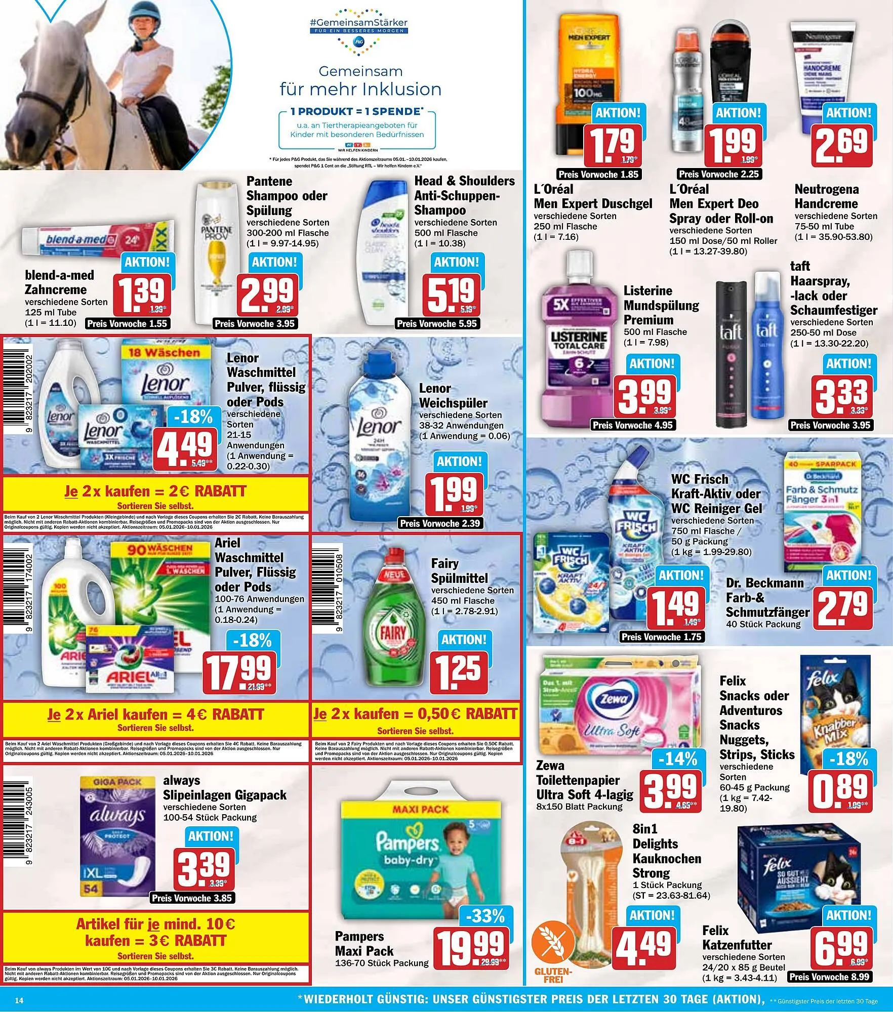 HIT Prospekt von 5. Januar bis 10. Januar 2026 - Prospekt seite 14