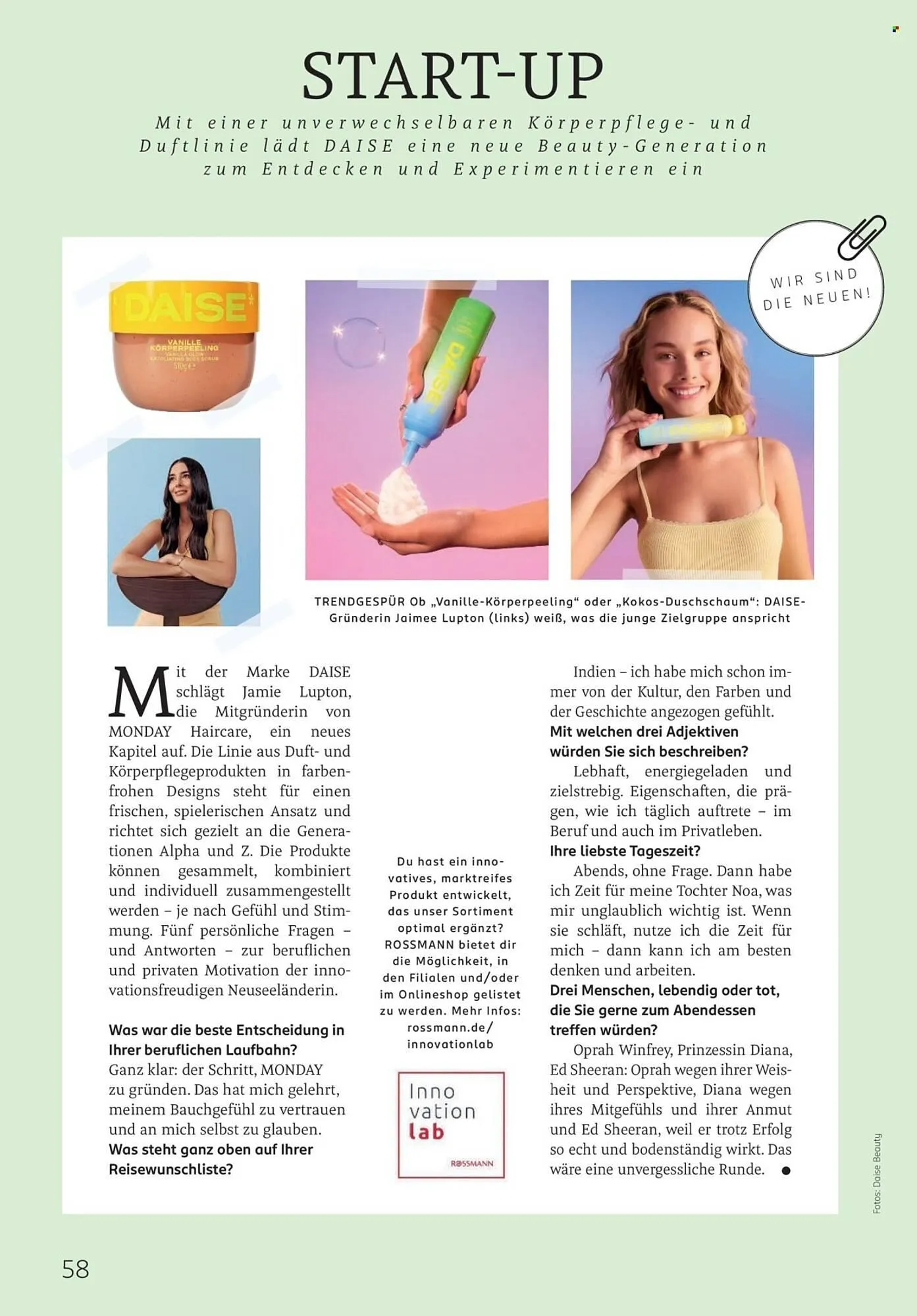 Rossmann Magazin von 1. März bis 31. März 2026 - Prospekt seite 58