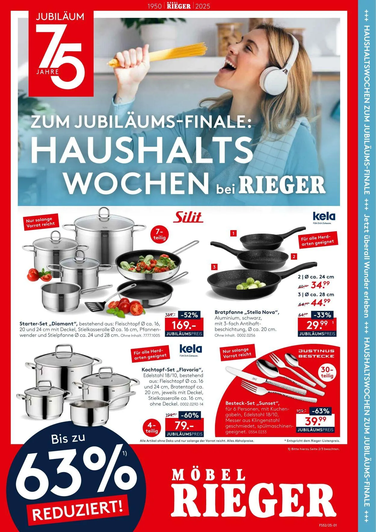 Möbel Rieger von 23. Dezember bis 23. Januar 2026 - Prospekt seite 1
