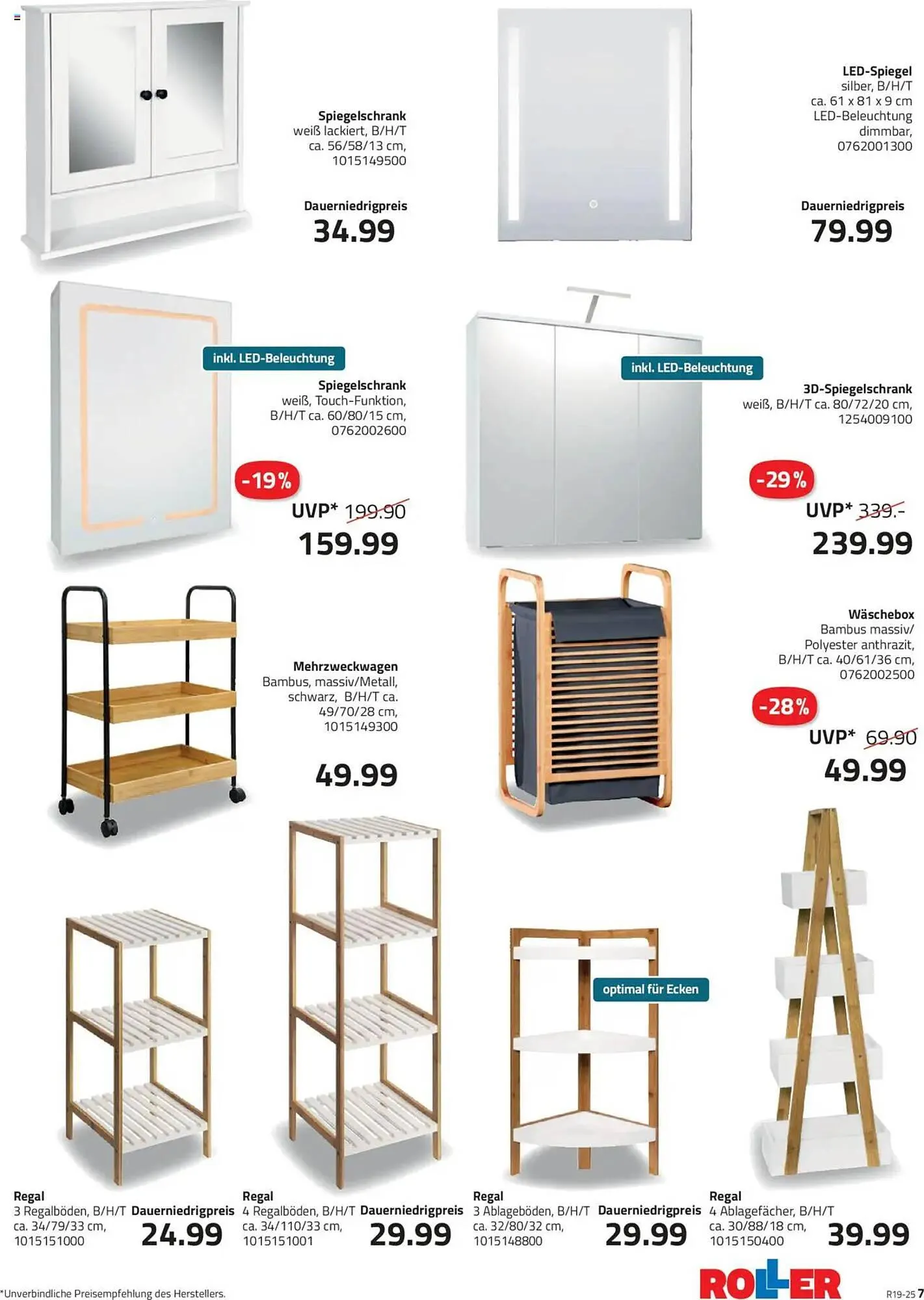 ROLLER Prospekt von 29. Juni bis 2. August 2025 - Prospekt seite 7