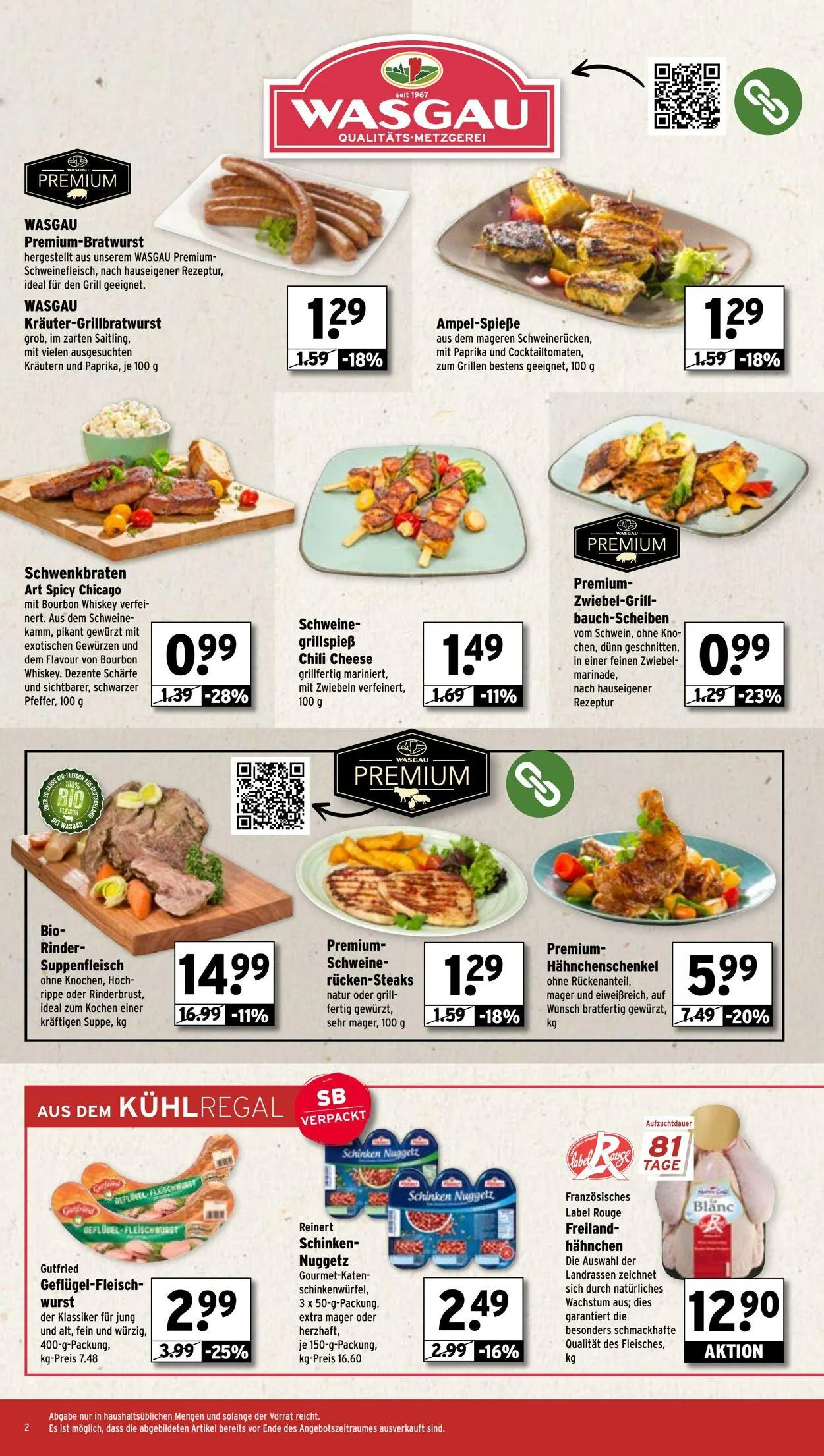 WASGAU Aktueller Prospekt von 10. August bis 24. August 2025 - Prospekt seite 2