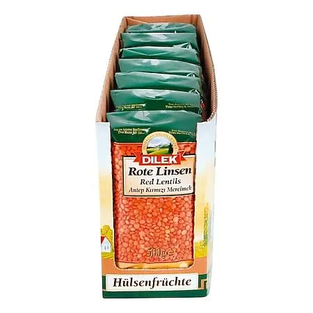 Dilek Rote Linsen 500 g, 7er Pack
