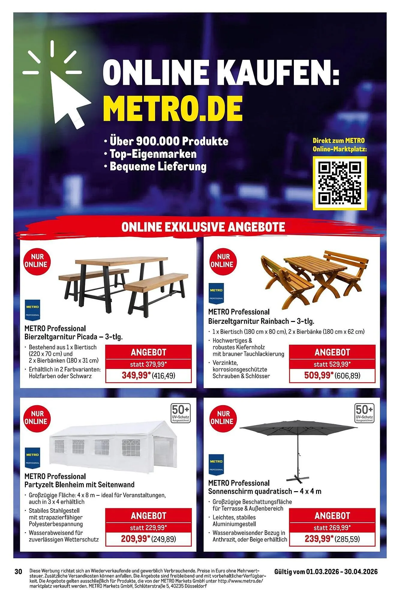 METRO Prospekt von 1. März bis 1. Mai 2026 - Prospekt seite 30