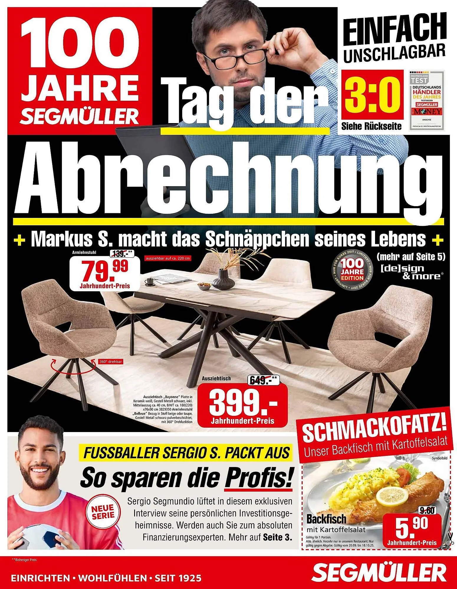 Segmüller Prospekt von 4. Oktober bis 18. Oktober 2025 - Prospekt seite 1