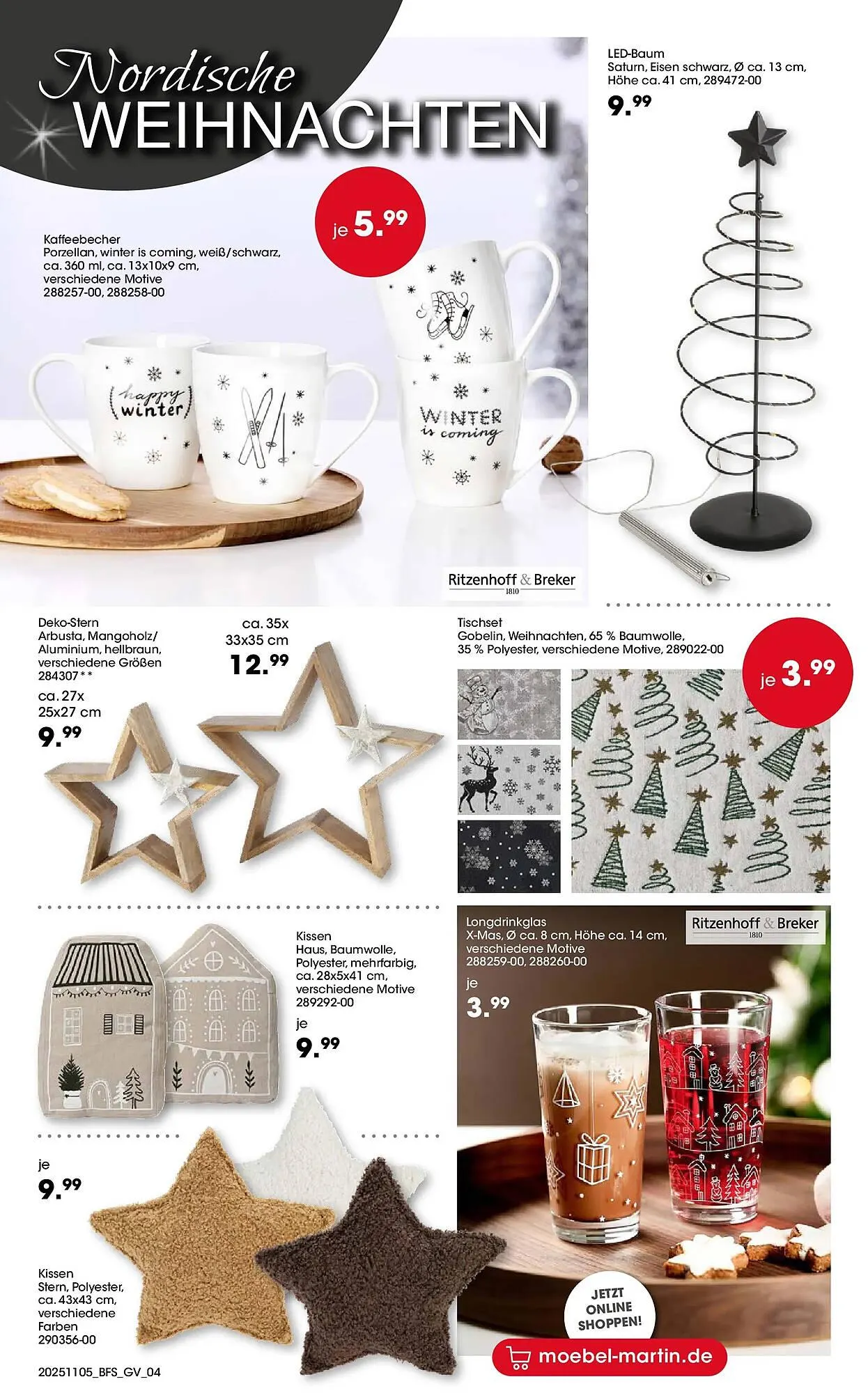 Möbel Martin Prospekt von 4. November bis 16. Dezember 2025 - Prospekt seite 4