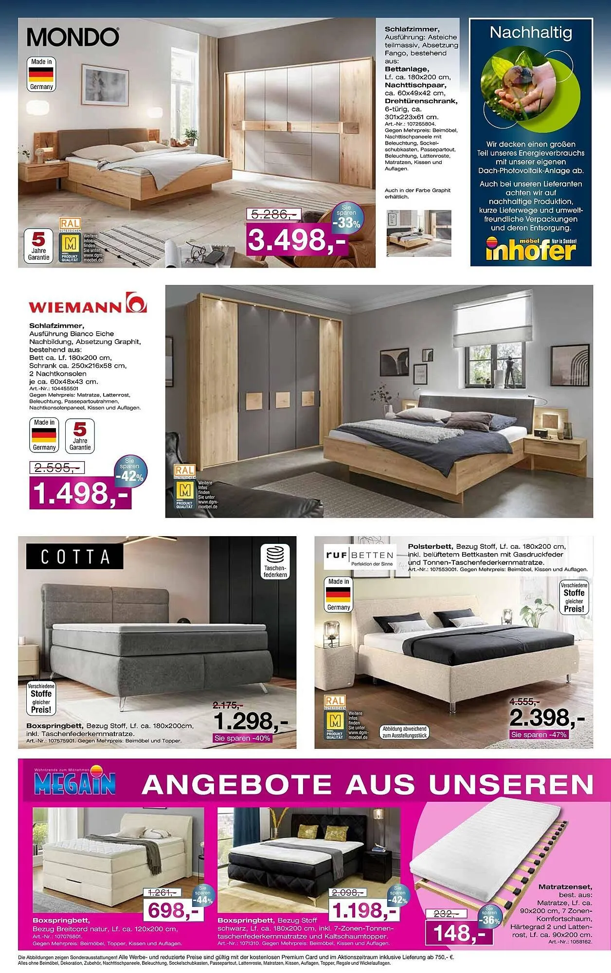 Möbel Inhofer Prospekt von 4. Juni bis 21. Juni 2025 - Prospekt seite 6