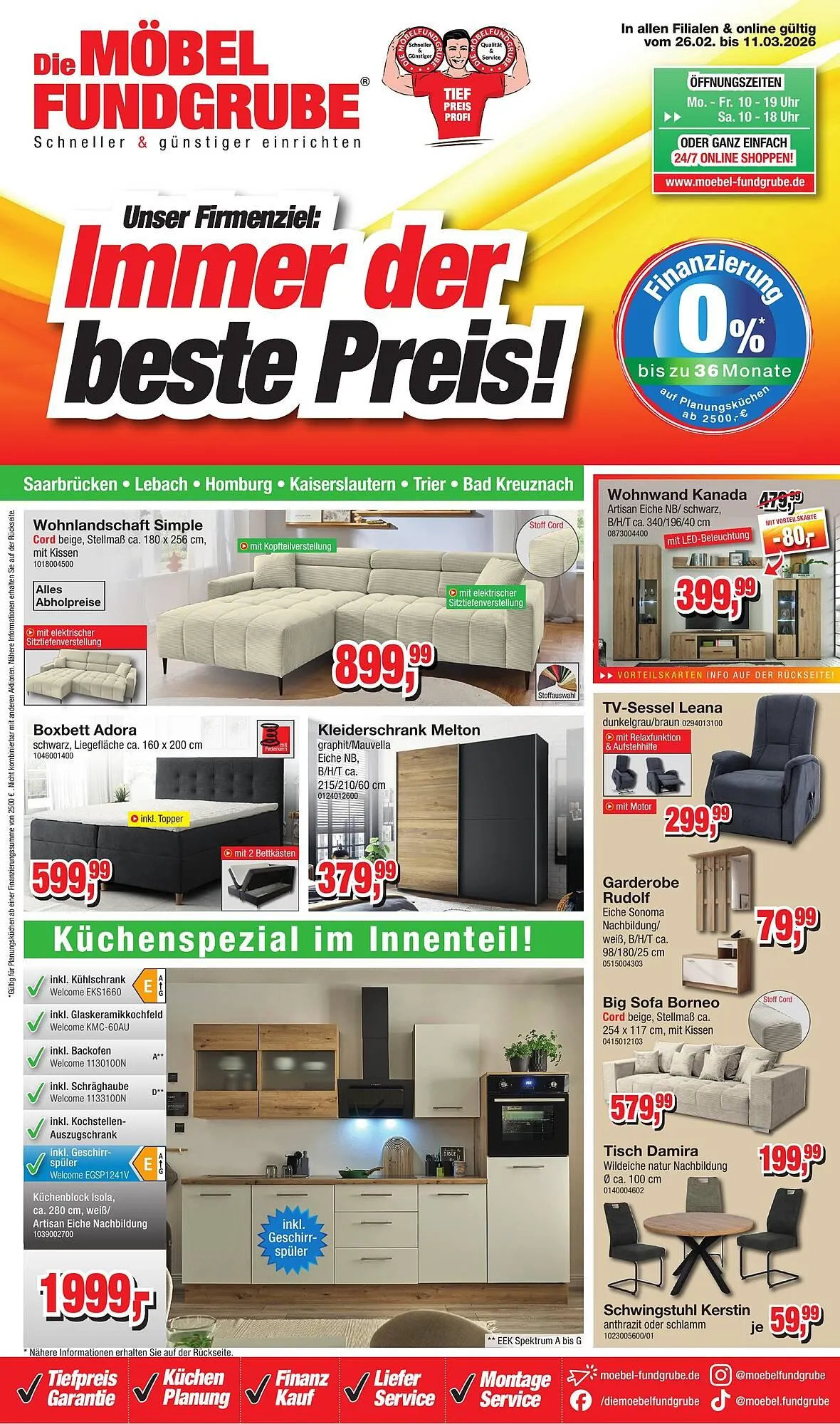 Möbelfundgrube Prospekt - 1