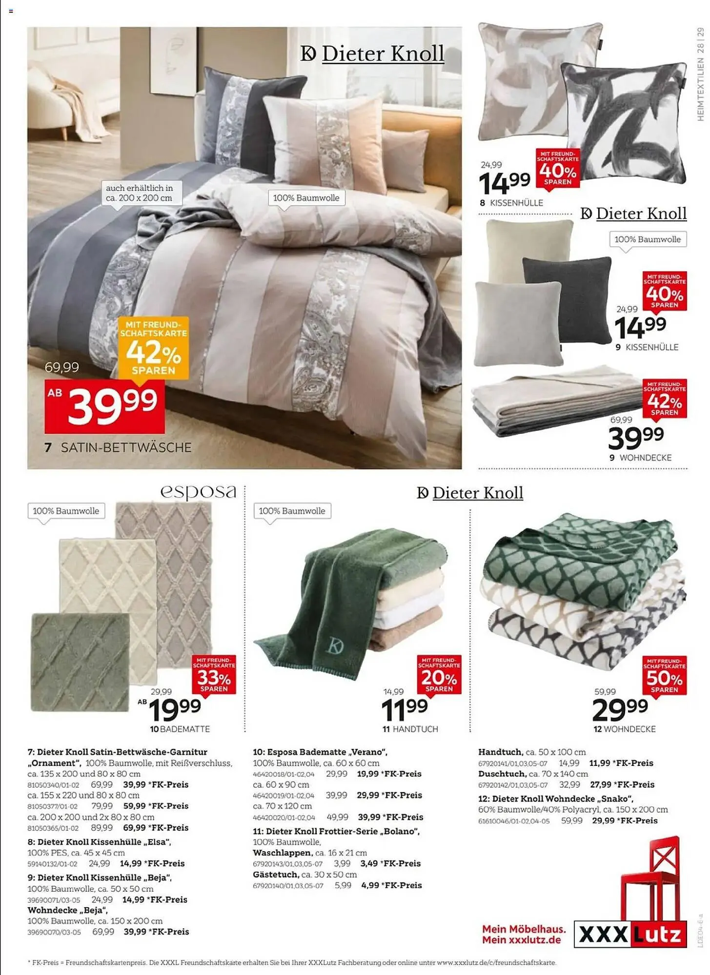 XXXLutz Prospekt von 22. März bis 4. Mai 2026 - Prospekt seite 39
