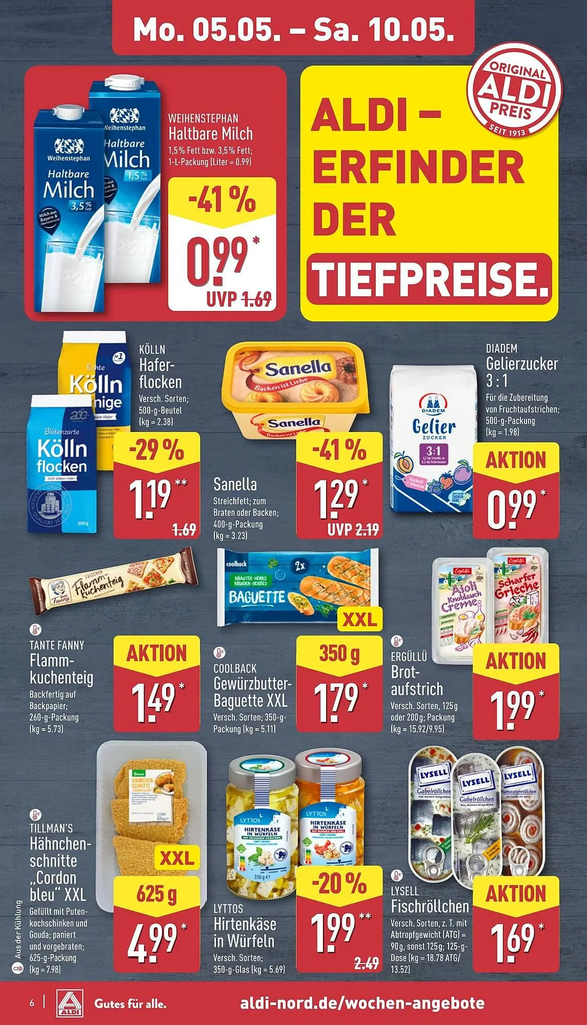 Aldi Nord Prospekt von 5. Mai bis 11. Mai 2025 - Prospekt seite 6