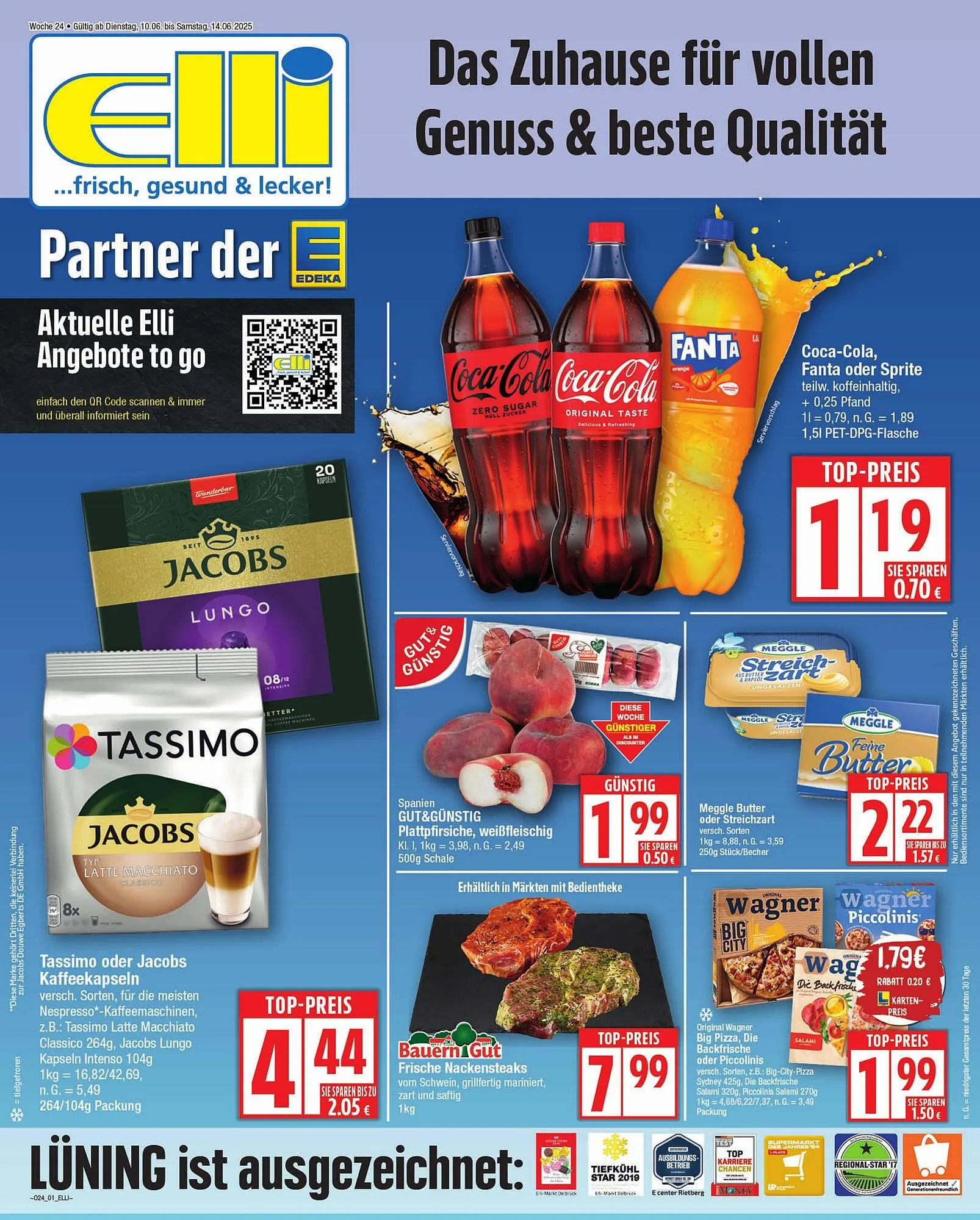 Elli Markt Prospekt von 9. Juni bis 14. Juni 2025 - Prospekt seite 1