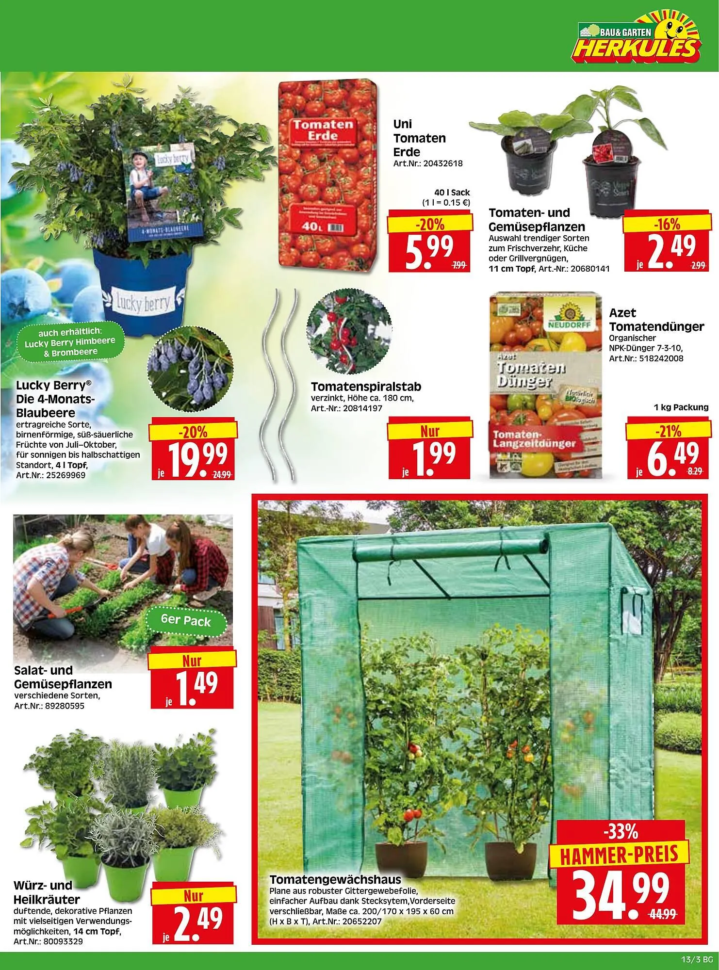 Herkules Baumarkt Prospekt von 23. März bis 28. März 2026 - Prospekt seite 3