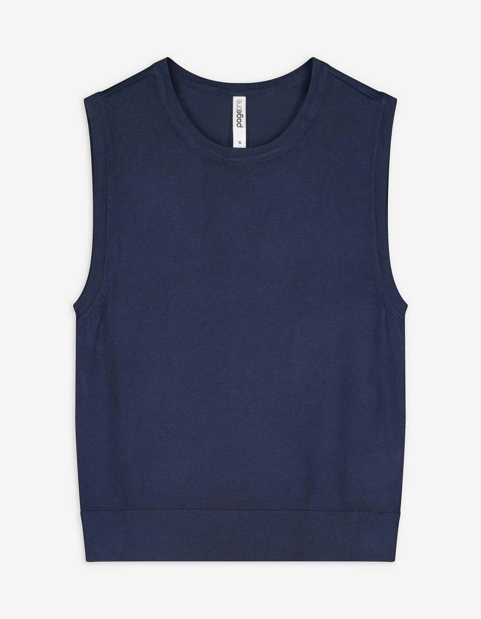 Stricktop - Viskose-Mix - dunkelblau