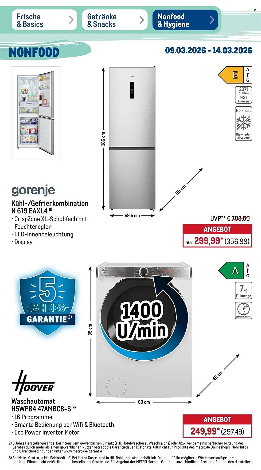 METRO Prospekt von 9. März bis 14. März 2026 - Prospekt seite 46