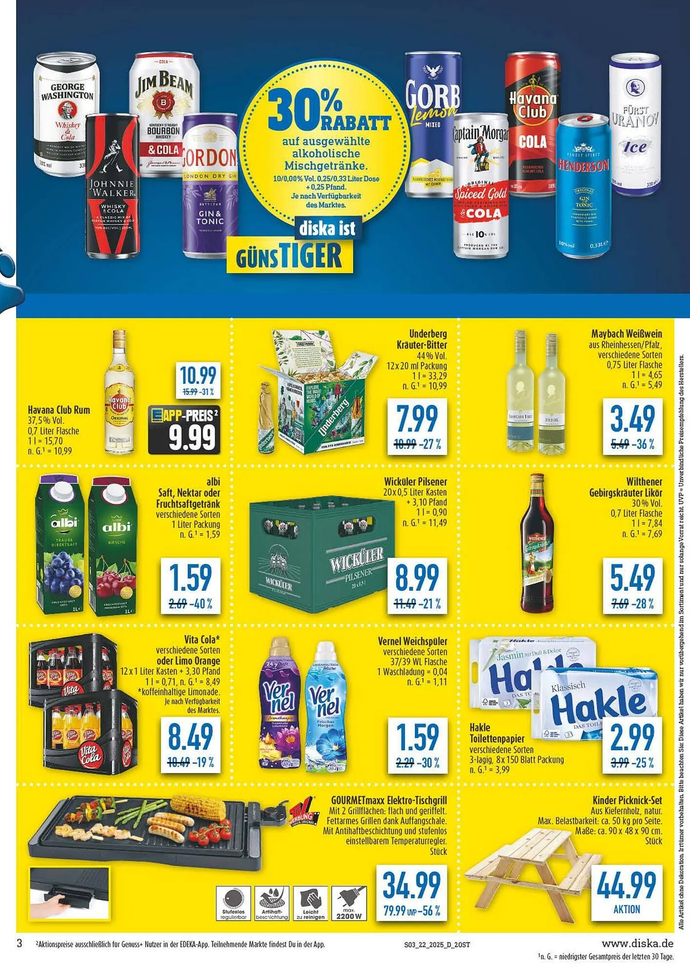 diska Prospekt von 26. Mai bis 31. Mai 2025 - Prospekt seite 3