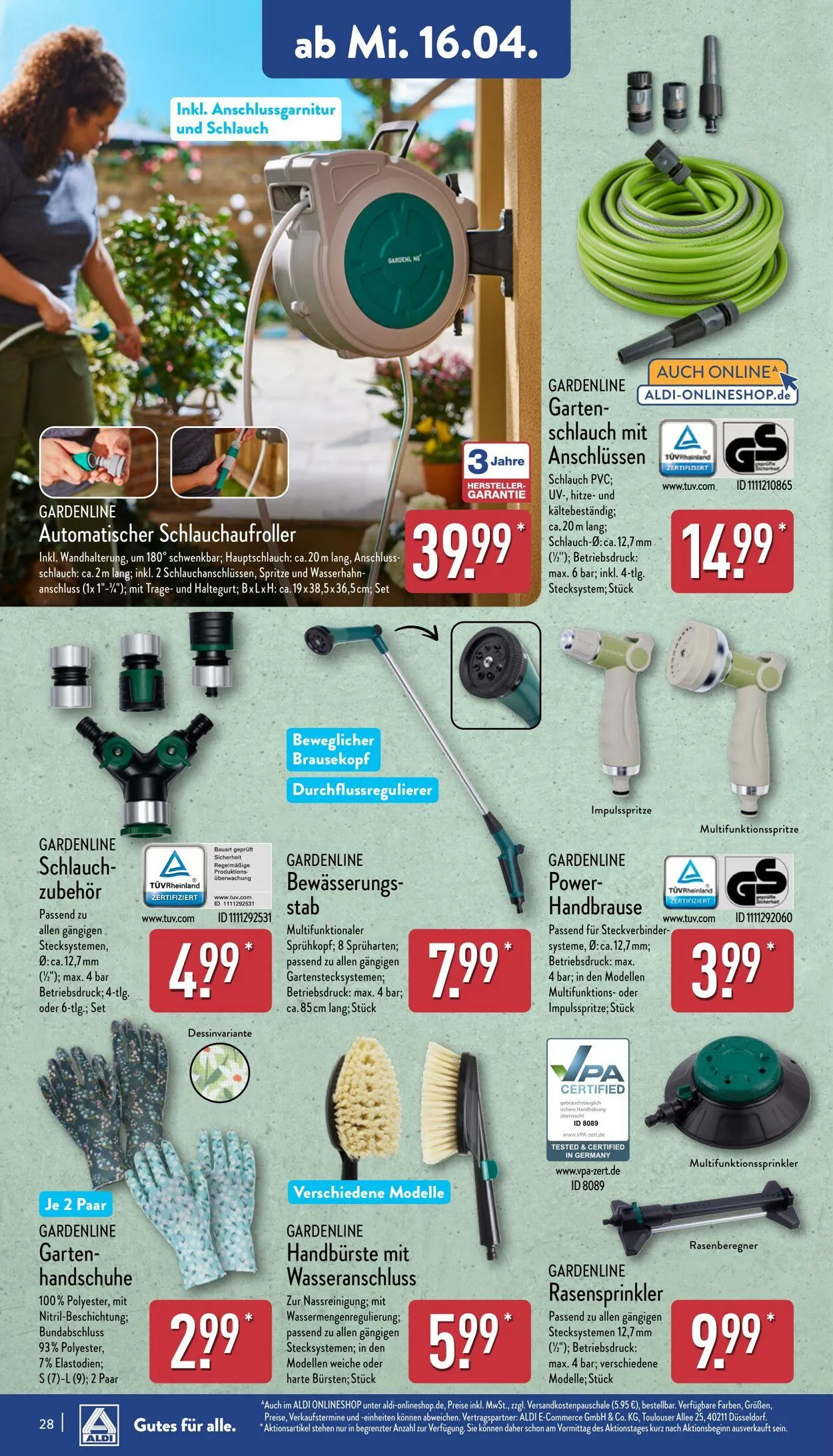 Aldi-Nord von 7. April bis 12. April 2025 - Prospekt seite 28