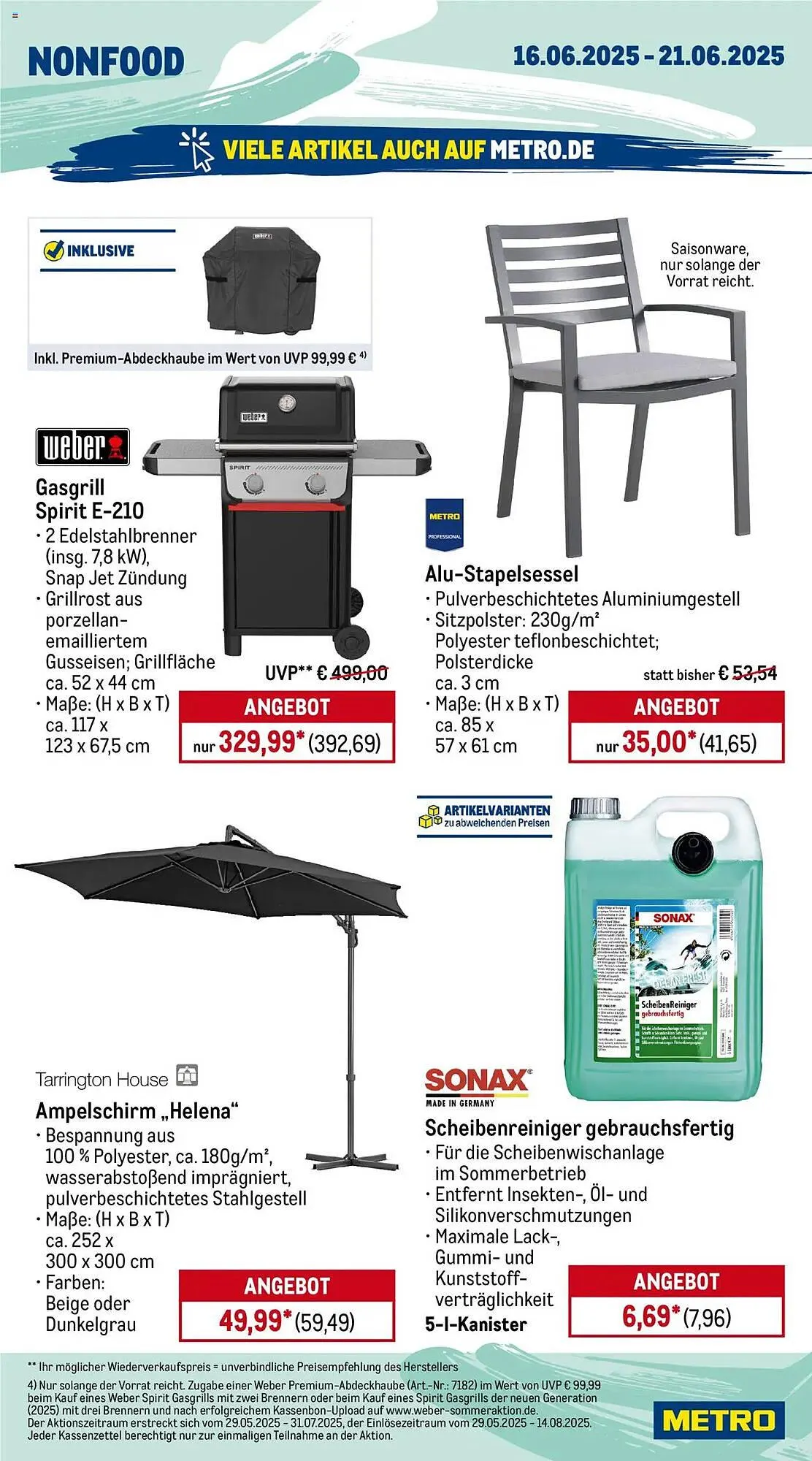 METRO Prospekt von 16. Juni bis 21. Juni 2025 - Prospekt seite 21