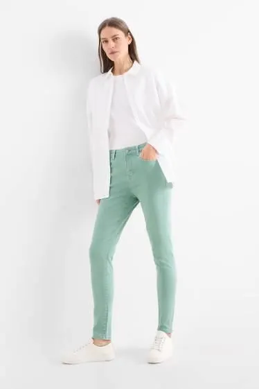 Skinny jeans - mid-rise waist - shaping jeans - Flex - LYCRA®
