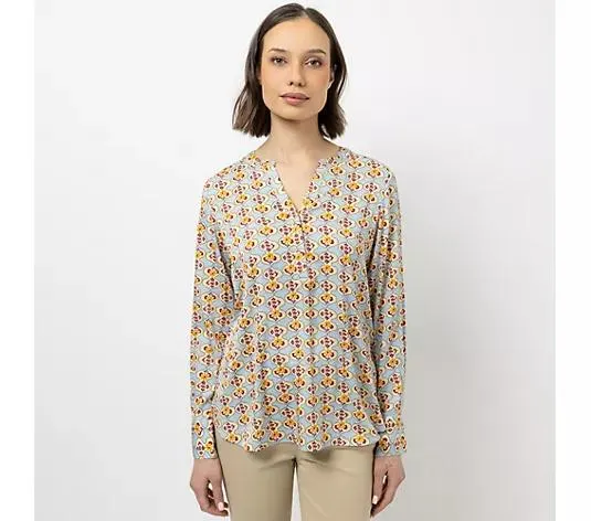 Wählen Sie Ihre Variante: STEFFEN SCHRAUT Bluse Falte im Rücken Serafino-Ausschnitt leger weit