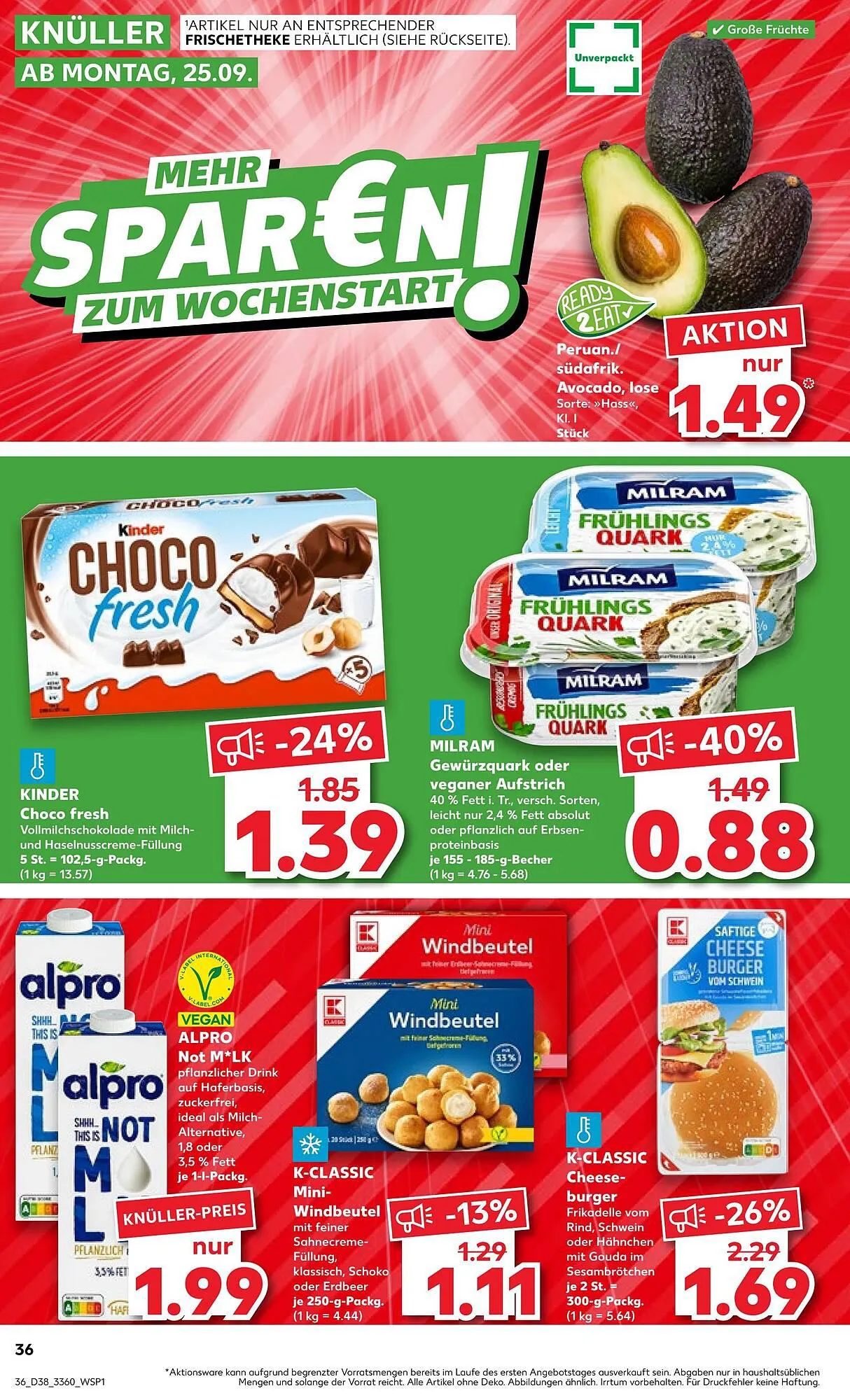 Kaufland Duitsland Folder van 25 september tot 27 september 2023 - Folder pagina 1
