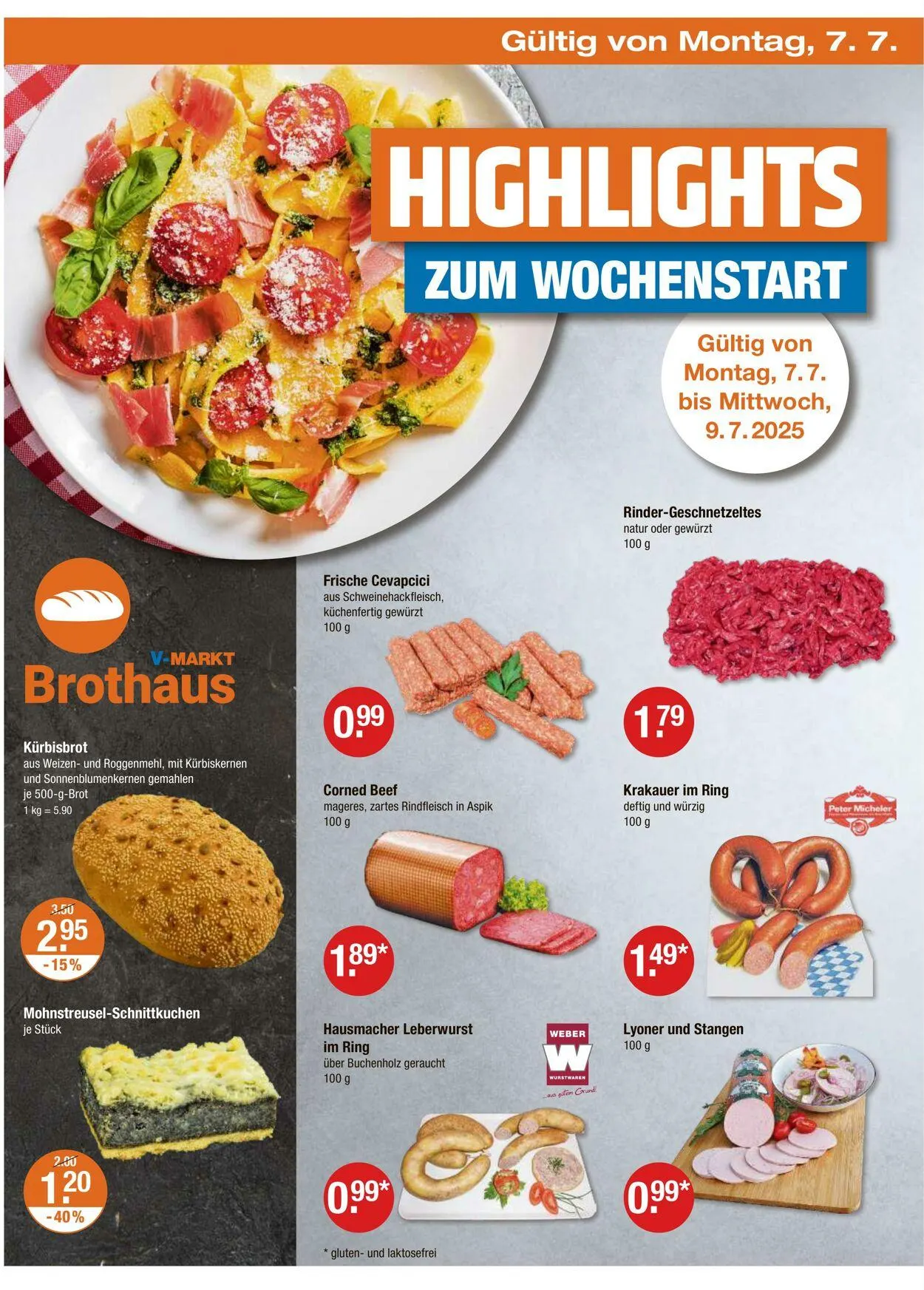 V-Markt Aktueller Prospekt von 3. Juli bis 9. Juli 2025 - Prospekt seite 18