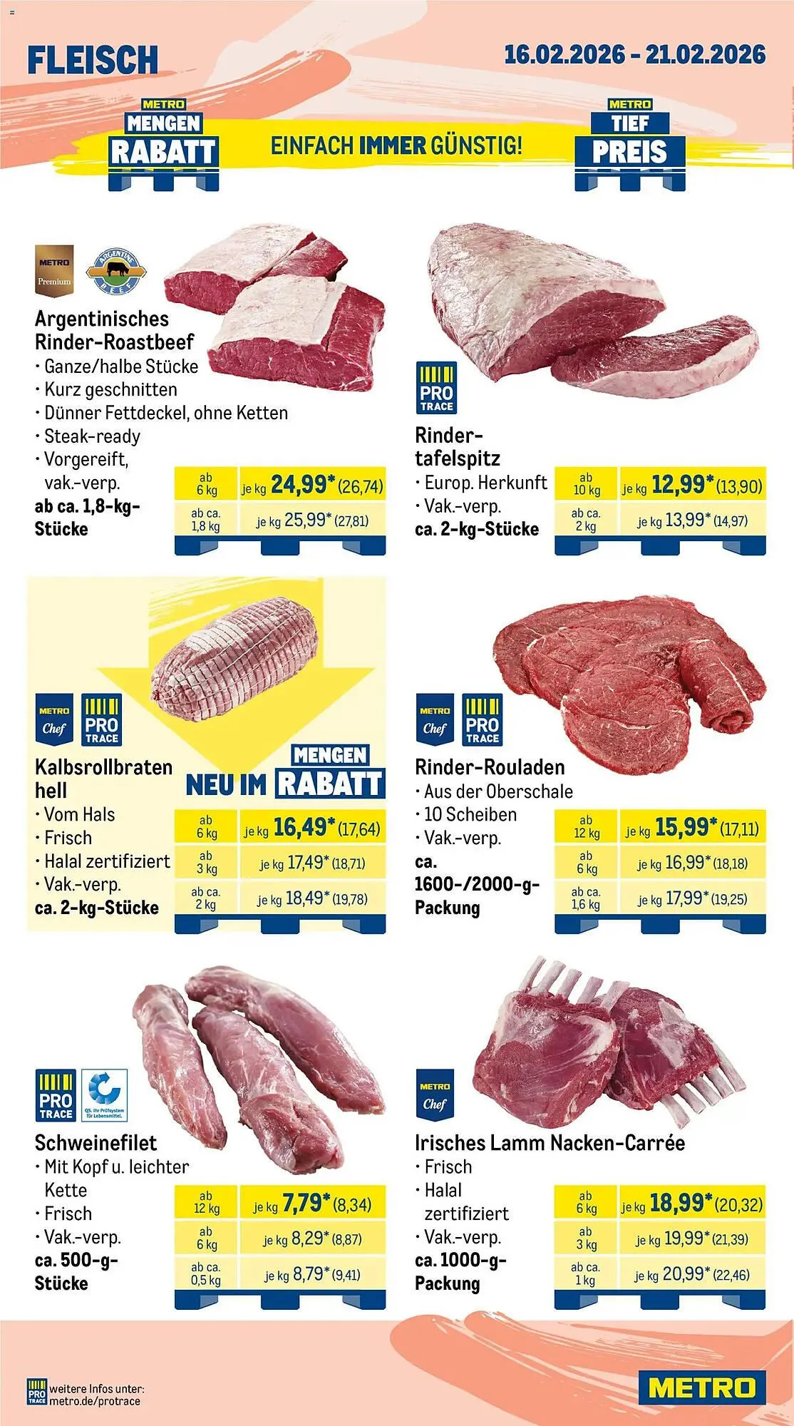 METRO Prospekt von 16. Februar bis 21. Februar 2026 - Prospekt seite 2