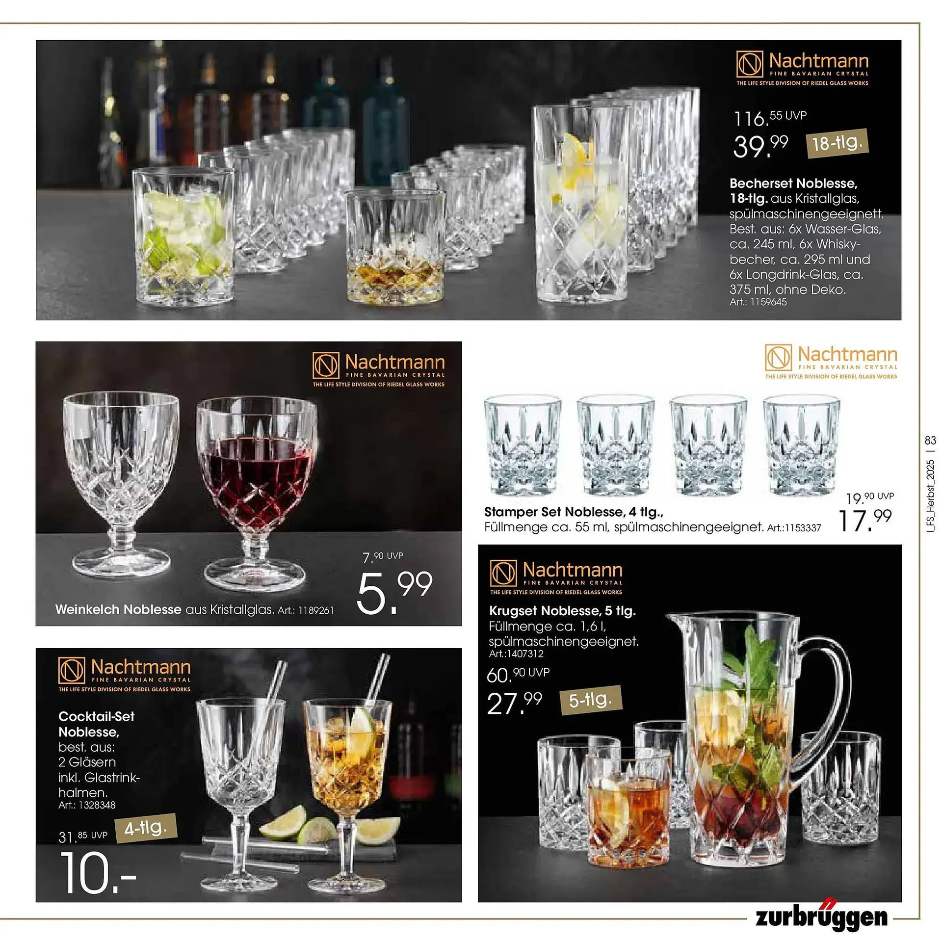 Zurbrüggen Prospekt von 19. Oktober bis 31. Januar 2026 - Prospekt seite 83