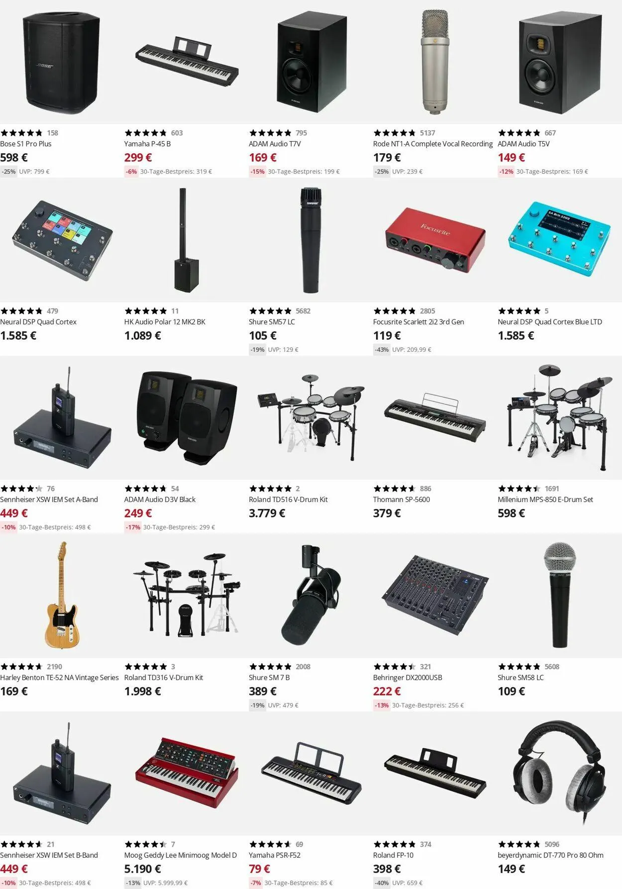 Thomann Aktueller Prospekt von 8. Dezember bis 17. Dezember 2025 - Prospekt seite 4