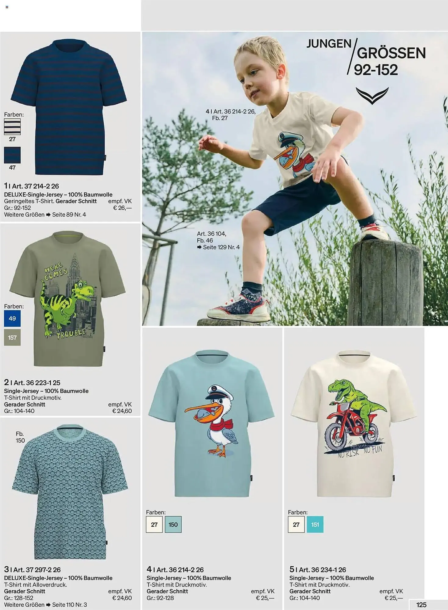 Trigema Prospekt von 1. Februar bis 31. August 2026 - Prospekt seite 125