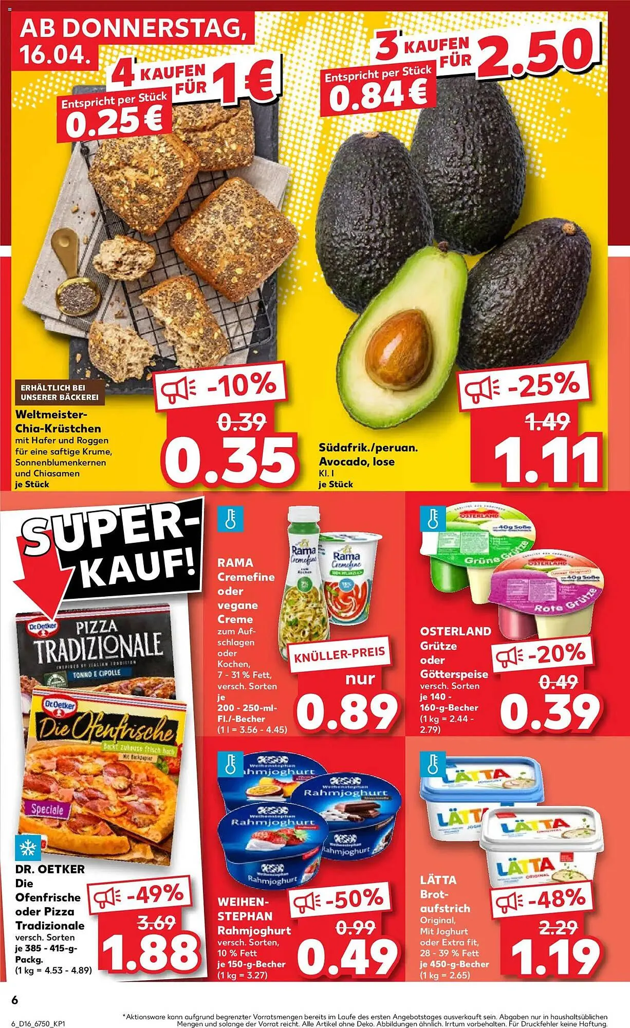 Kaufland Prospekt von 16. April bis 22. April 2026 - Prospekt seite 6