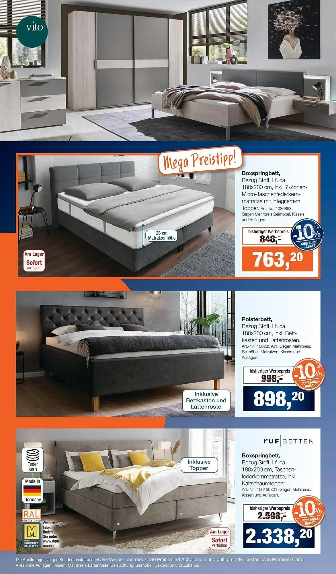 Möbel Inhofer Prospekt von 30. März bis 11. April 2026 - Prospekt seite 8